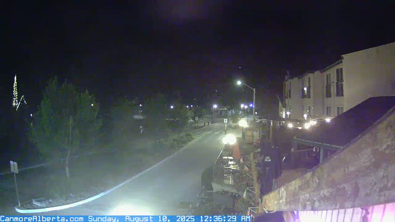Canmore Mt. Lawrance Grassi & Ha Ling Peak View Live Cam - Canmore, Alberta's Rockies, Alberta, Canada