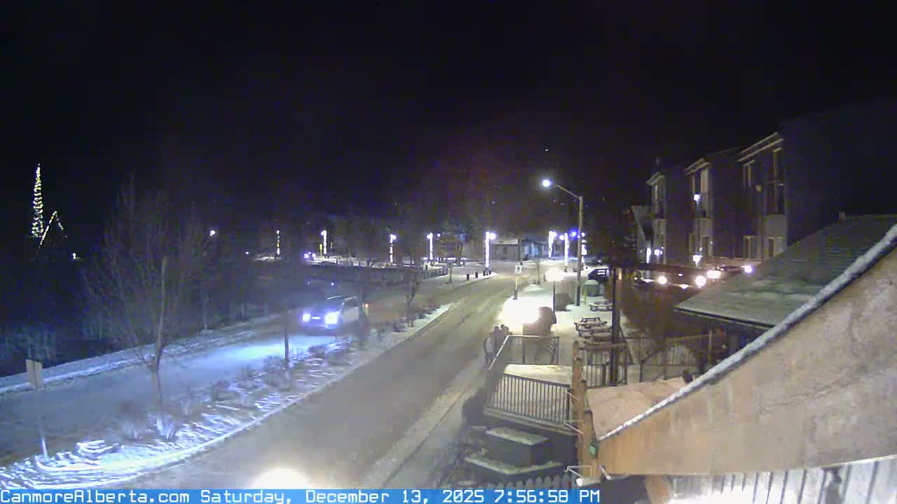 Canmore Mt. Lawrance Grassi & Ha Ling Peak View Live Cam - Canmore, Alberta's Rockies, Alberta, Canada