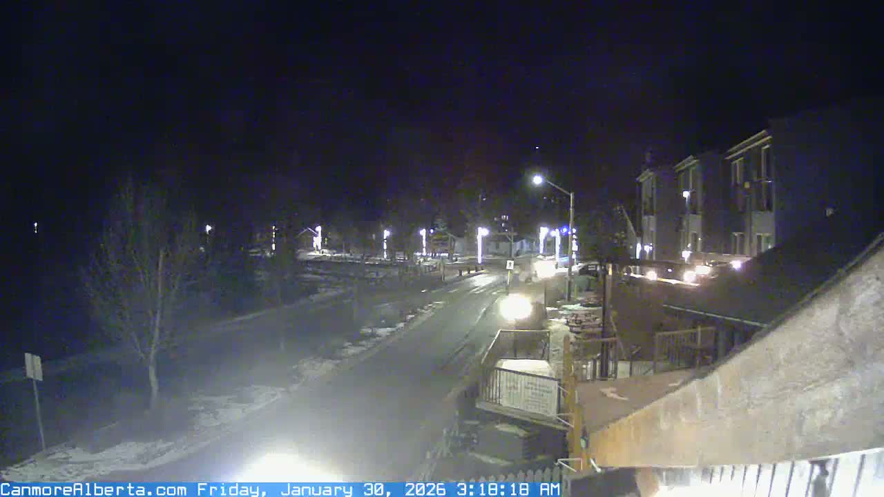 Canmore Mt. Lawrance Grassi & Ha Ling Peak View Live Cam - Canmore, Alberta's Rockies, Alberta, Canada