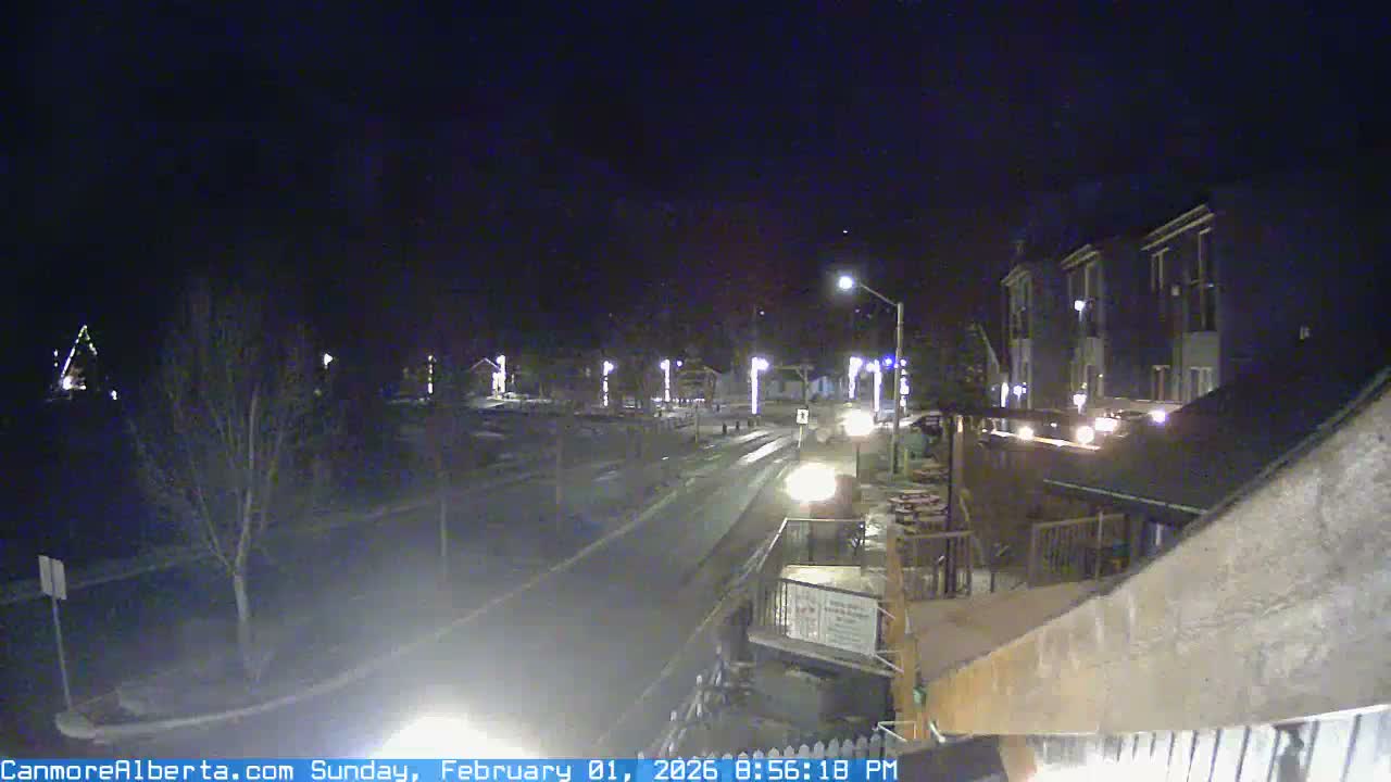 Canmore Mt. Lawrance Grassi & Ha Ling Peak View Live Cam - Canmore, Alberta's Rockies, Alberta, Canada