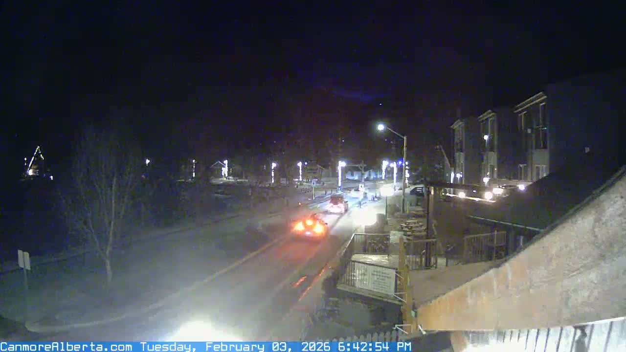 Canmore Mt. Lawrance Grassi & Ha Ling Peak View Live Cam - Canmore, Alberta's Rockies, Alberta, Canada