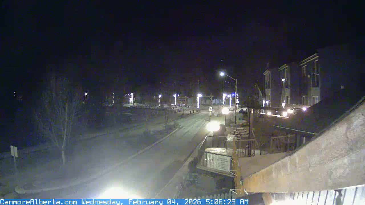 Canmore Mt. Lawrance Grassi & Ha Ling Peak View Live Cam - Canmore, Alberta's Rockies, Alberta, Canada