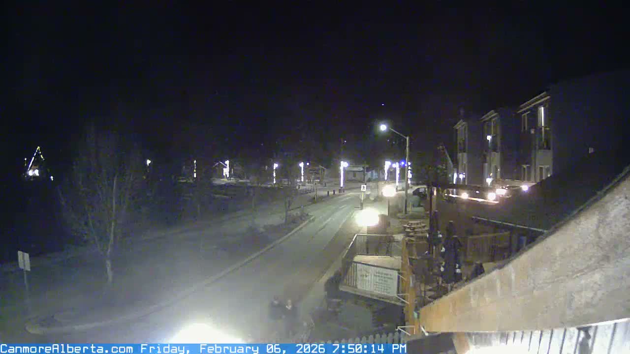 Canmore Mt. Lawrance Grassi & Ha Ling Peak View Live Cam - Canmore, Alberta's Rockies, Alberta, Canada