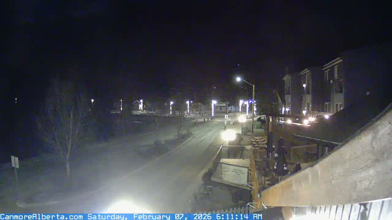 Canmore Mt. Lawrance Grassi & Ha Ling Peak View Live Cam - Canmore, Alberta's Rockies, Alberta, Canada