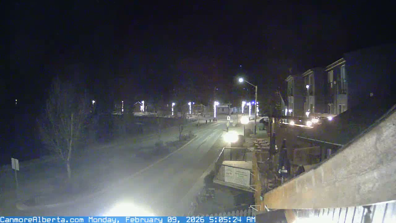 Canmore Mt. Lawrance Grassi & Ha Ling Peak View Live Cam - Canmore, Alberta's Rockies, Alberta, Canada