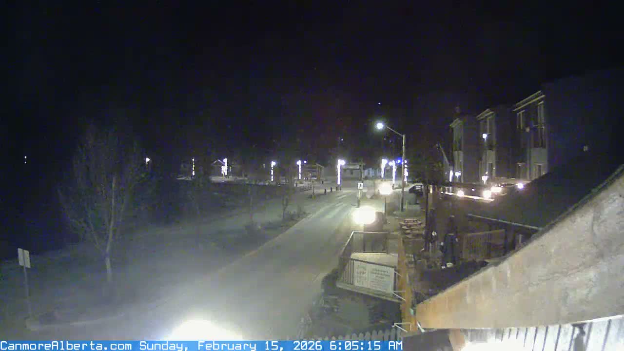 Canmore Mt. Lawrance Grassi & Ha Ling Peak View Live Cam - Canmore, Alberta's Rockies, Alberta, Canada