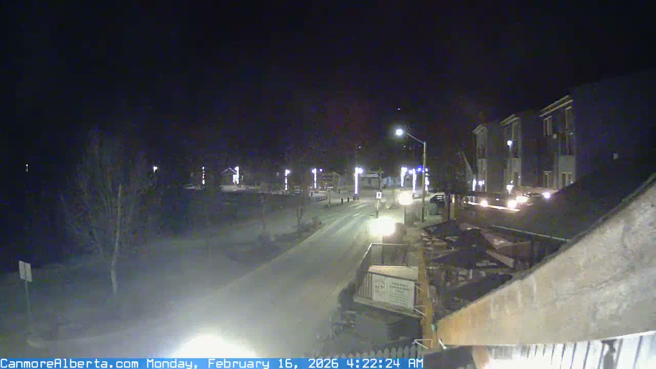 Canmore Mt. Lawrance Grassi & Ha Ling Peak View Live Cam - Canmore, Alberta's Rockies, Alberta, Canada