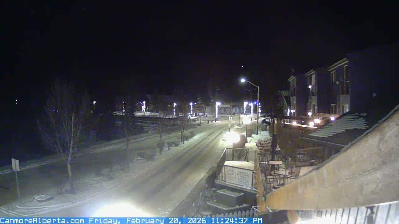 Canmore Mt. Lawrance Grassi & Ha Ling Peak View Live Cam - Canmore, Alberta's Rockies, Alberta, Canada