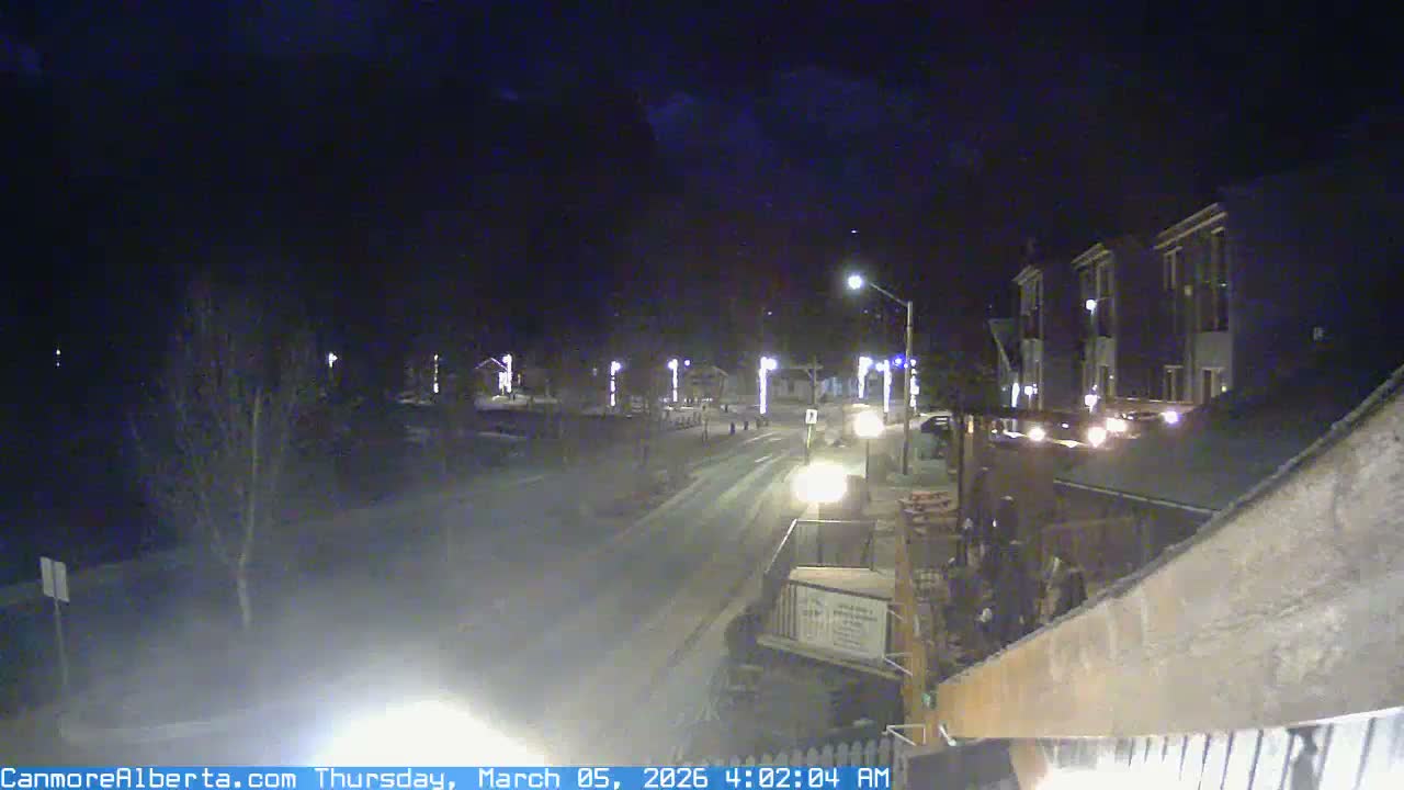 Canmore Mt. Lawrance Grassi & Ha Ling Peak View Live Cam - Canmore, Alberta's Rockies, Alberta, Canada