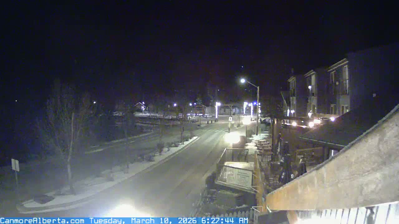 Canmore Mt. Lawrance Grassi & Ha Ling Peak View Live Cam - Canmore, Alberta's Rockies, Alberta, Canada