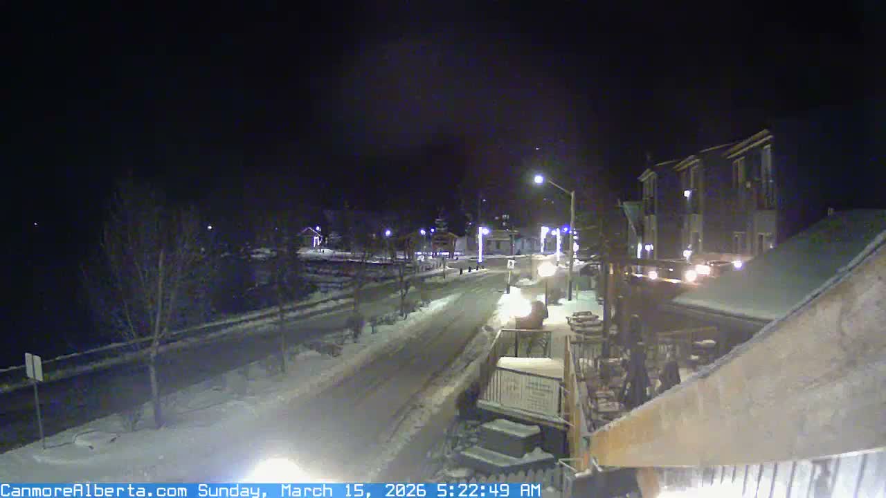 Canmore Mt. Lawrance Grassi & Ha Ling Peak View Live Cam - Canmore, Alberta's Rockies, Alberta, Canada