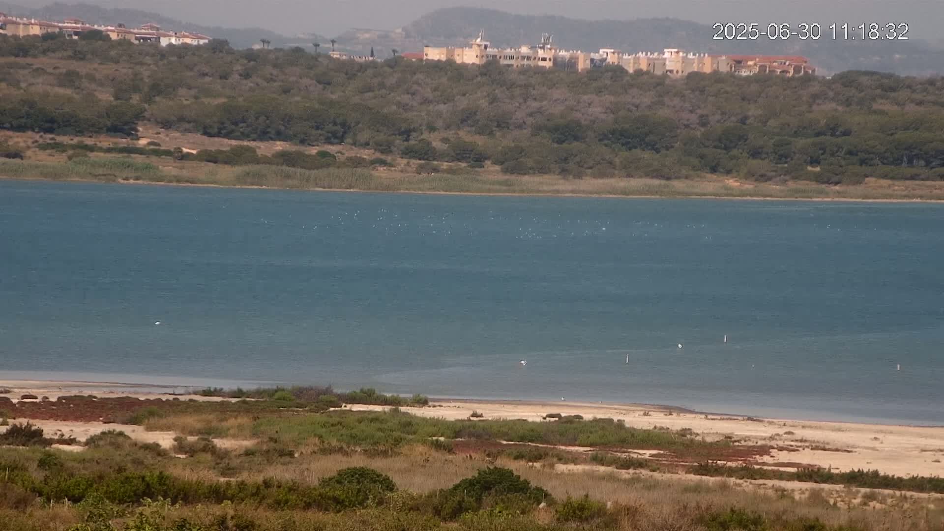 Laguna Salada de La Mata Lagoon Lake & -Parque Natural Lagunas de La Mata y Torrevieja Natural Park Live Cam - Torrevieja, Alicante, Valencia, Spain 