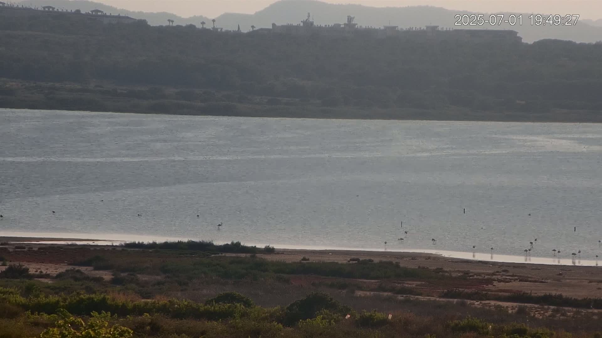 Laguna Salada de La Mata Lagoon Lake & -Parque Natural Lagunas de La Mata y Torrevieja Natural Park Live Cam - Torrevieja, Alicante, Valencia, Spain 