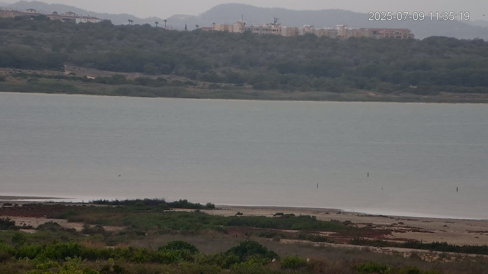 Laguna Salada de La Mata Lagoon Lake & -Parque Natural Lagunas de La Mata y Torrevieja Natural Park Live Cam - Torrevieja, Alicante, Valencia, Spain 