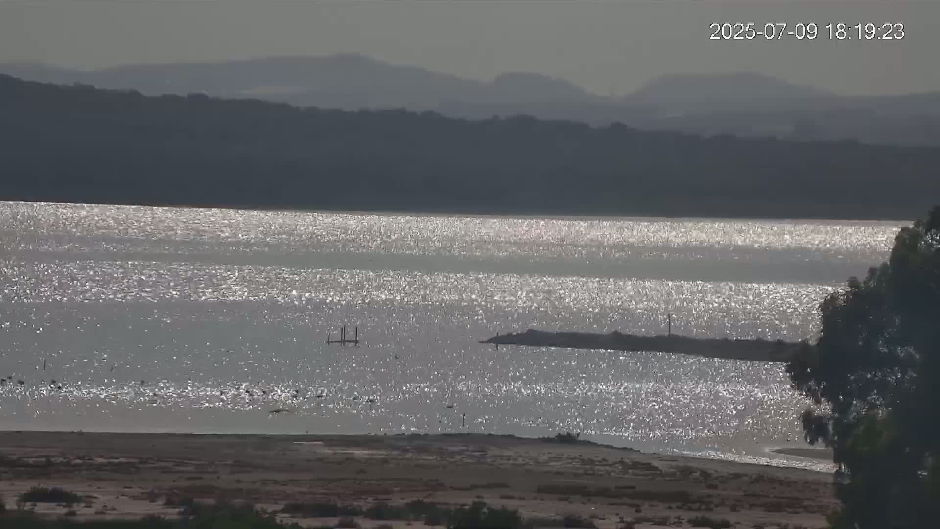 Laguna Salada de La Mata Lagoon Lake & -Parque Natural Lagunas de La Mata y Torrevieja Natural Park Live Cam - Torrevieja, Alicante, Valencia, Spain 