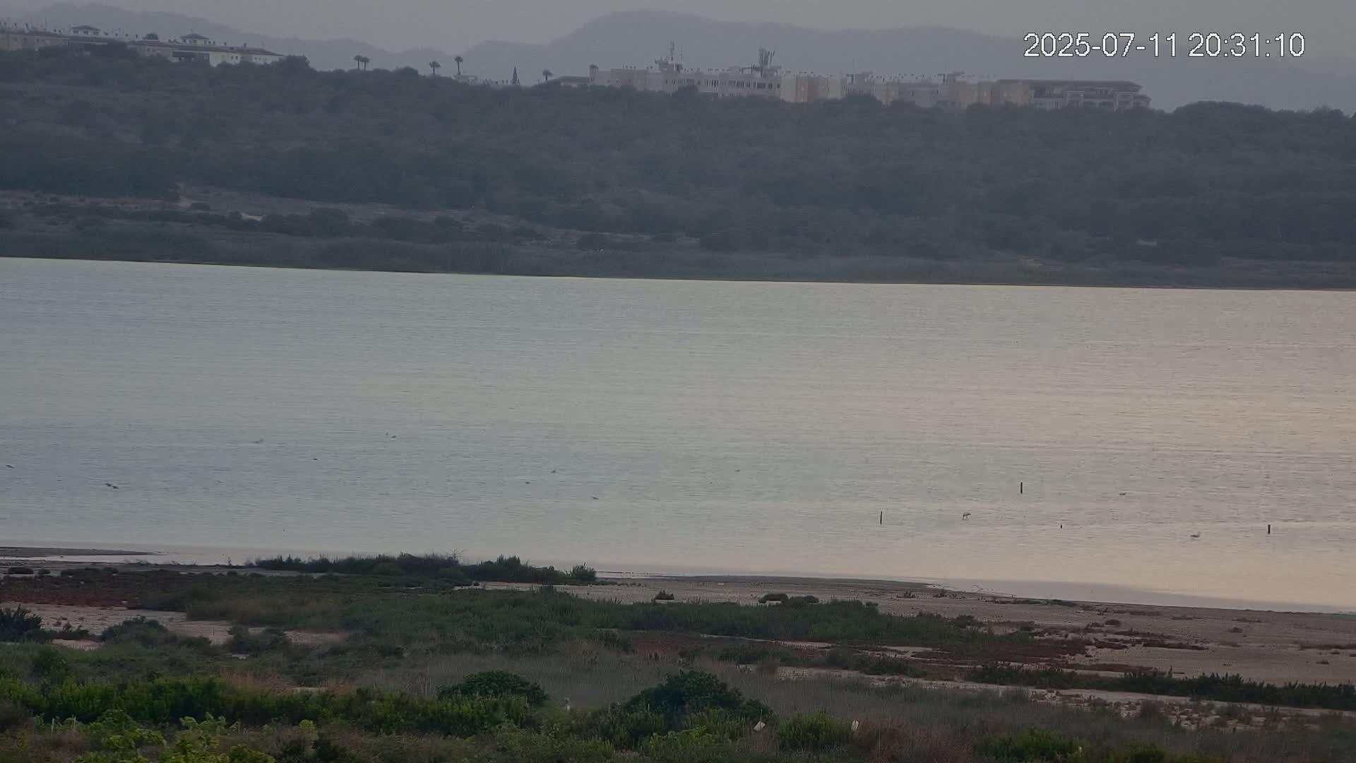 Laguna Salada de La Mata Lagoon Lake & -Parque Natural Lagunas de La Mata y Torrevieja Natural Park Live Cam - Torrevieja, Alicante, Valencia, Spain 