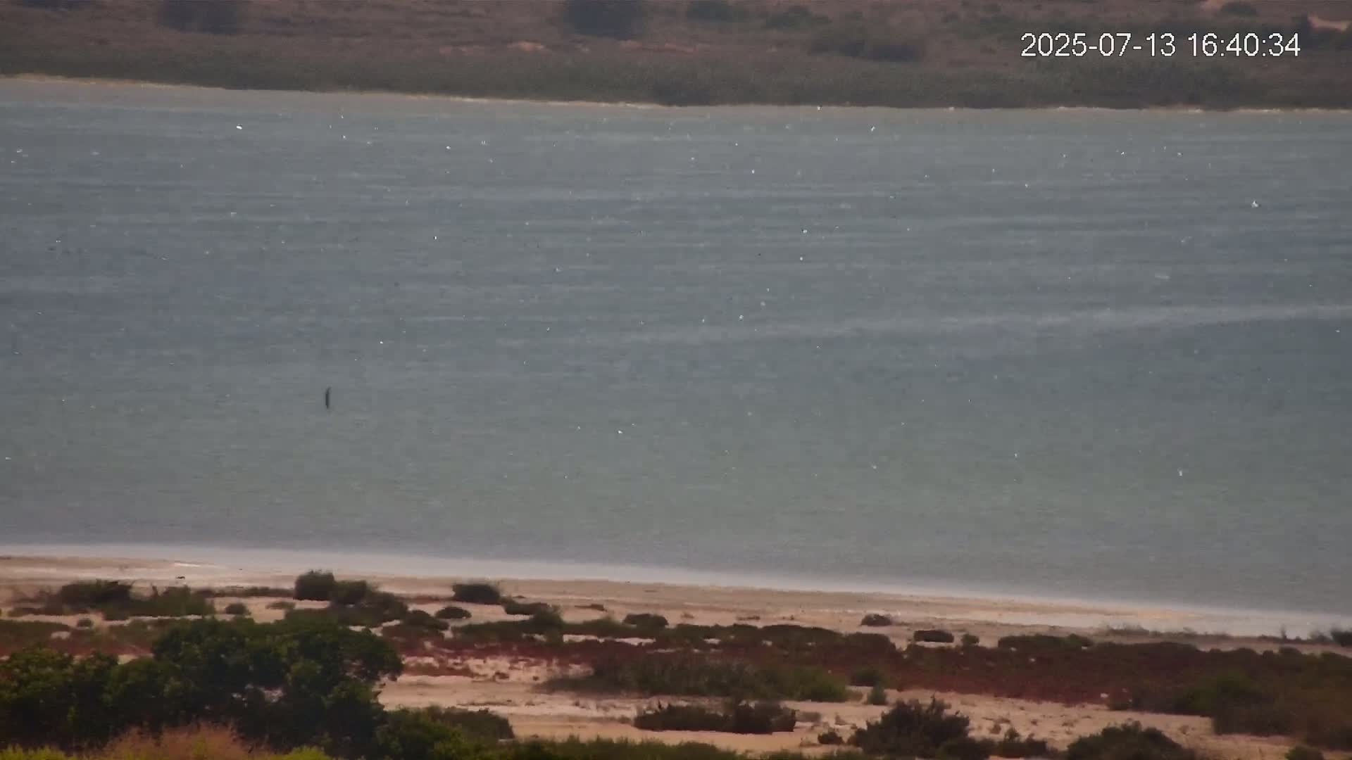 Laguna Salada de La Mata Lagoon Lake & -Parque Natural Lagunas de La Mata y Torrevieja Natural Park Live Cam - Torrevieja, Alicante, Valencia, Spain 