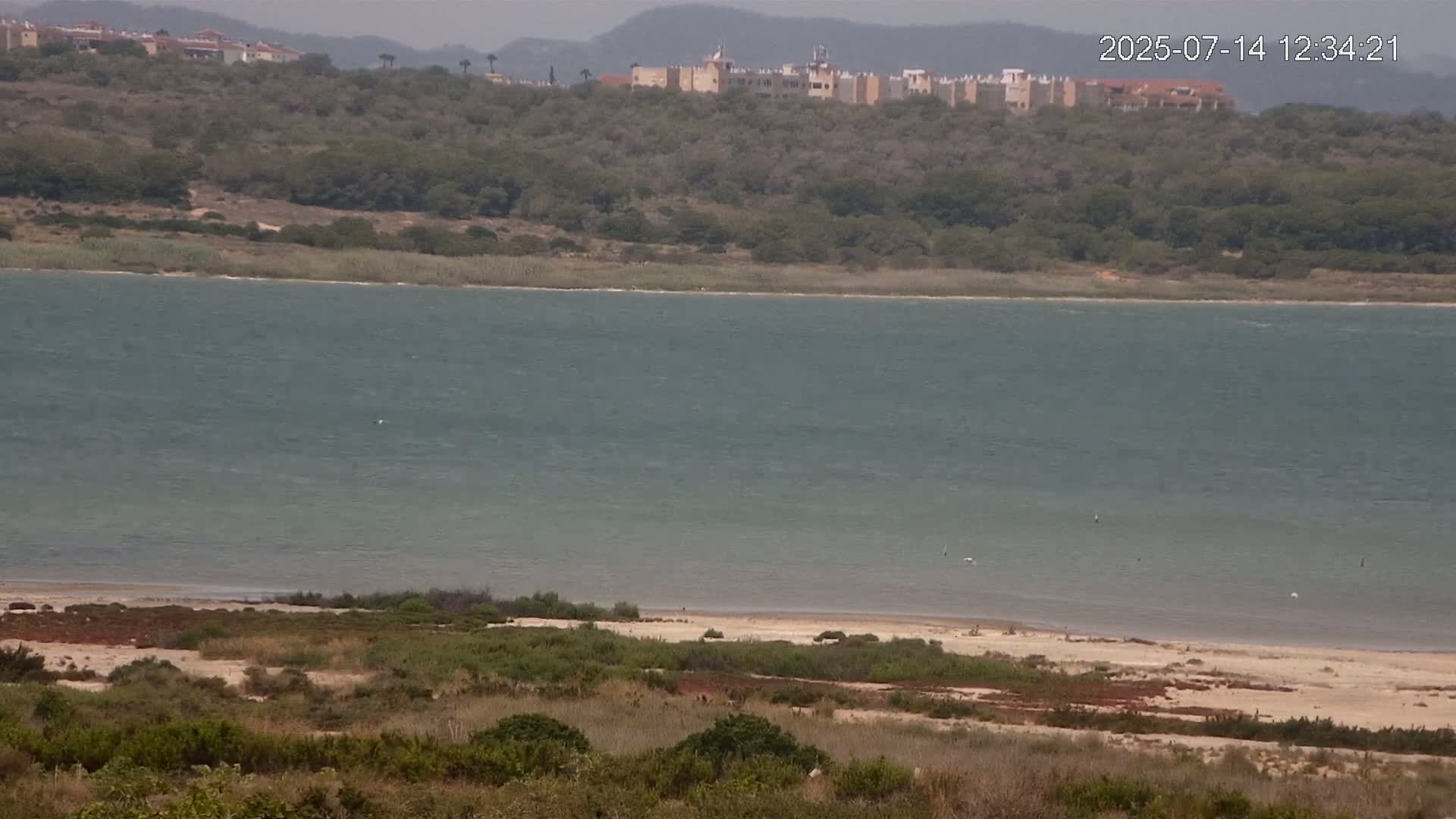 Laguna Salada de La Mata Lagoon Lake & -Parque Natural Lagunas de La Mata y Torrevieja Natural Park Live Cam - Torrevieja, Alicante, Valencia, Spain 