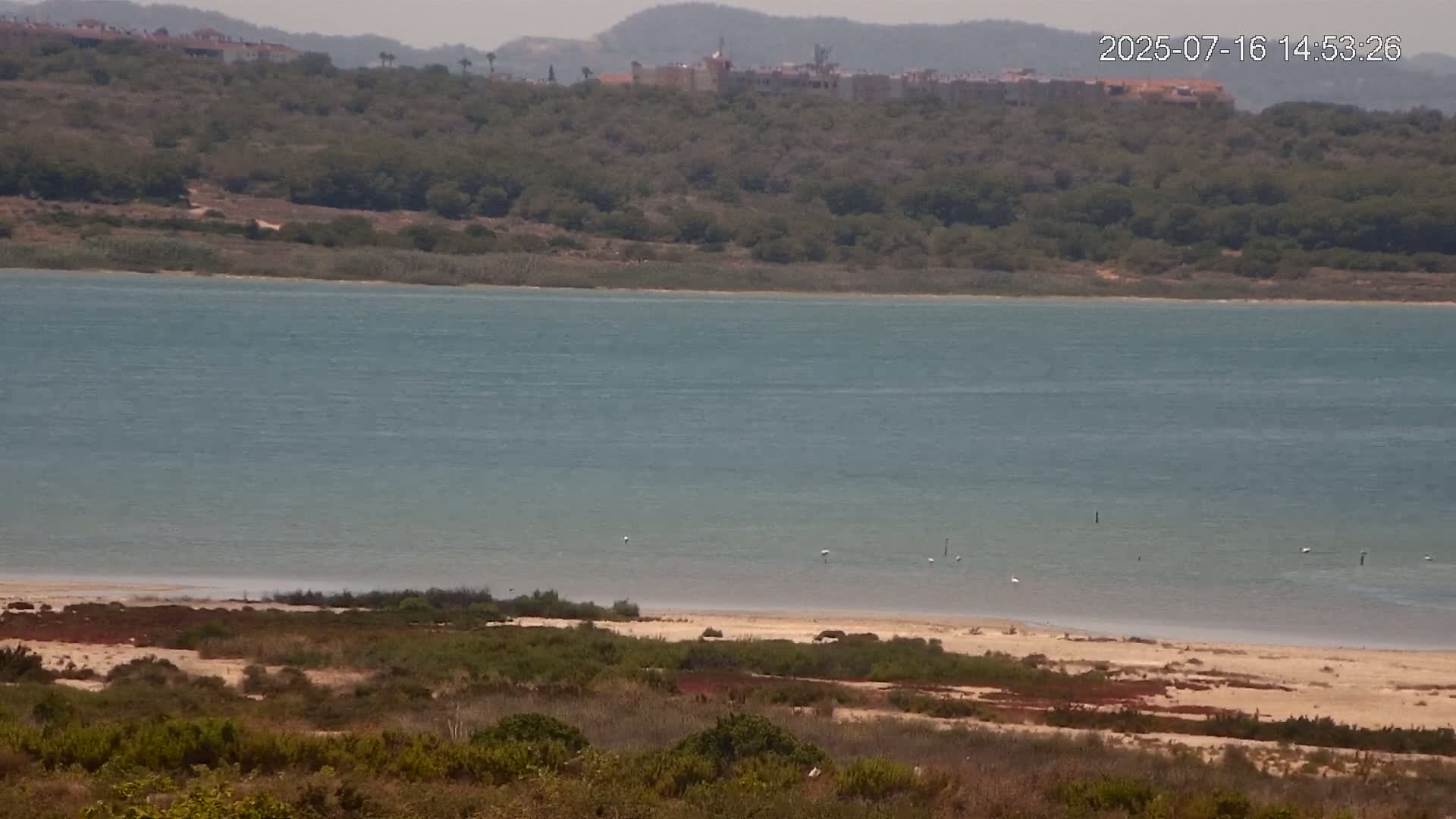 Laguna Salada de La Mata Lagoon Lake & -Parque Natural Lagunas de La Mata y Torrevieja Natural Park Live Cam - Torrevieja, Alicante, Valencia, Spain 