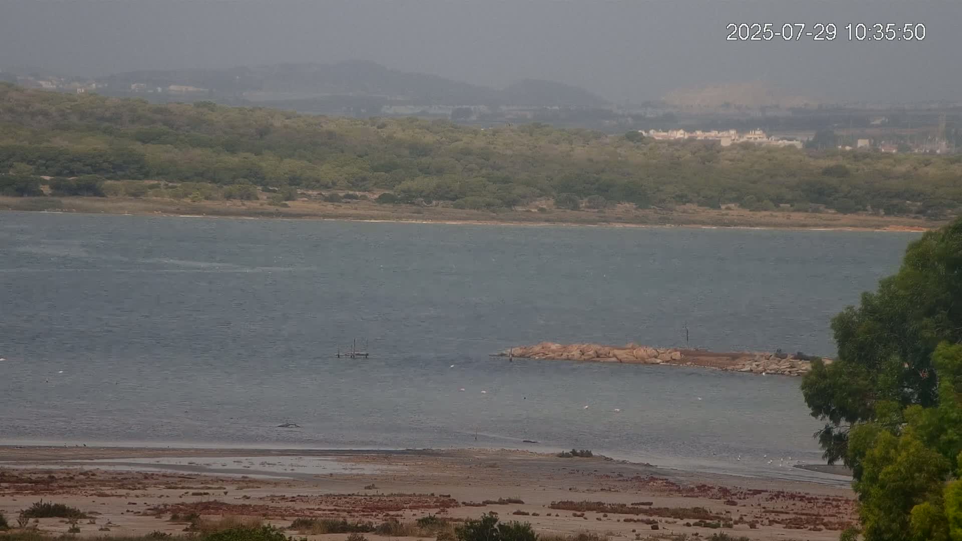 Laguna Salada de La Mata Lagoon Lake & -Parque Natural Lagunas de La Mata y Torrevieja Natural Park Live Cam - Torrevieja, Alicante, Valencia, Spain 
