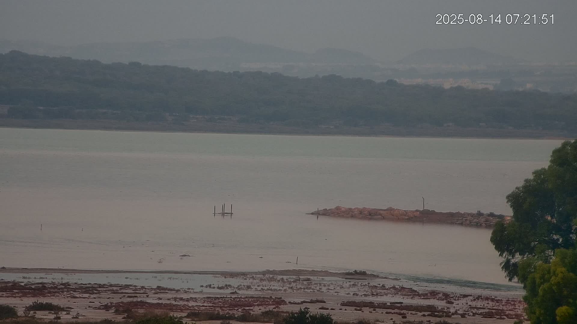 Laguna Salada de La Mata Lagoon Lake & -Parque Natural Lagunas de La Mata y Torrevieja Natural Park Live Cam - Torrevieja, Alicante, Valencia, Spain 