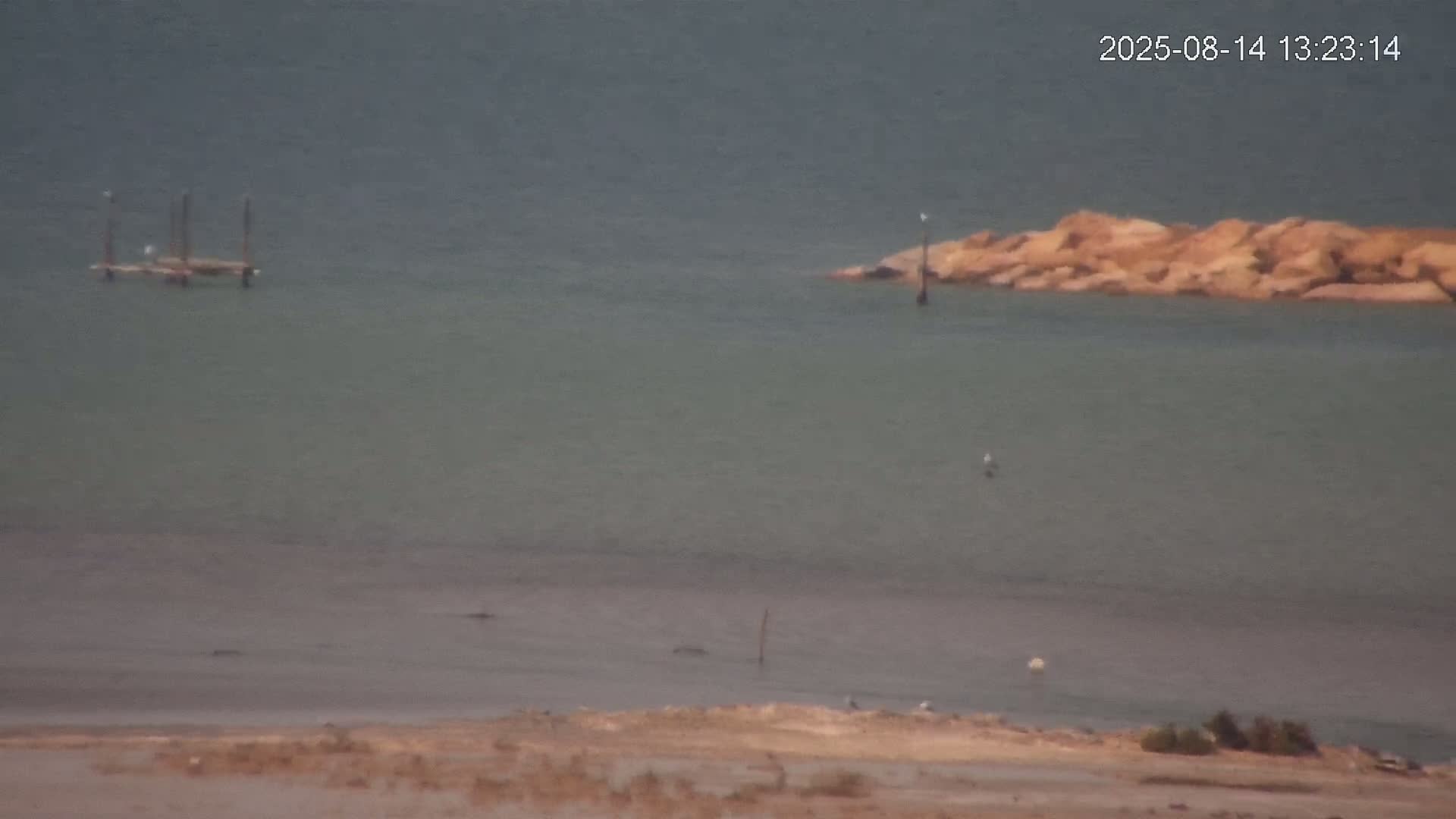 Laguna Salada de La Mata Lagoon Lake & -Parque Natural Lagunas de La Mata y Torrevieja Natural Park Live Cam - Torrevieja, Alicante, Valencia, Spain 