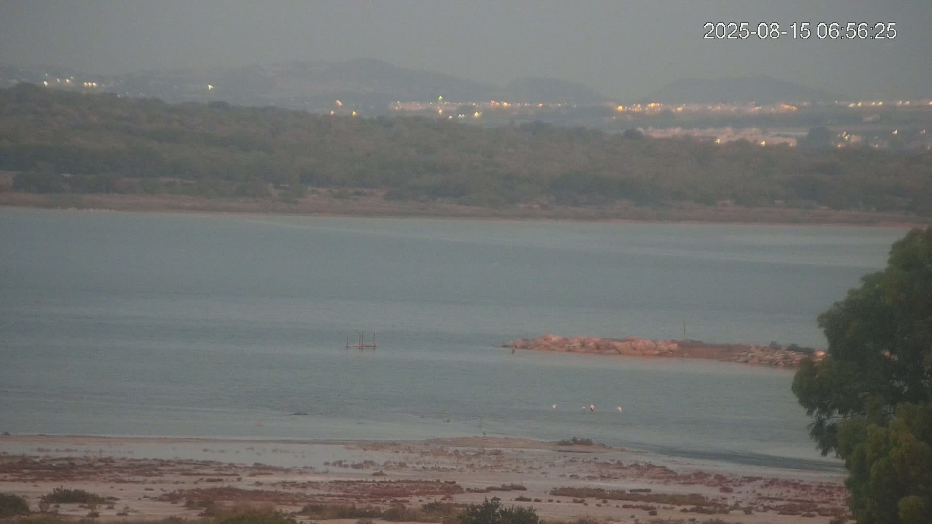 Laguna Salada de La Mata Lagoon Lake & -Parque Natural Lagunas de La Mata y Torrevieja Natural Park Live Cam - Torrevieja, Alicante, Valencia, Spain 