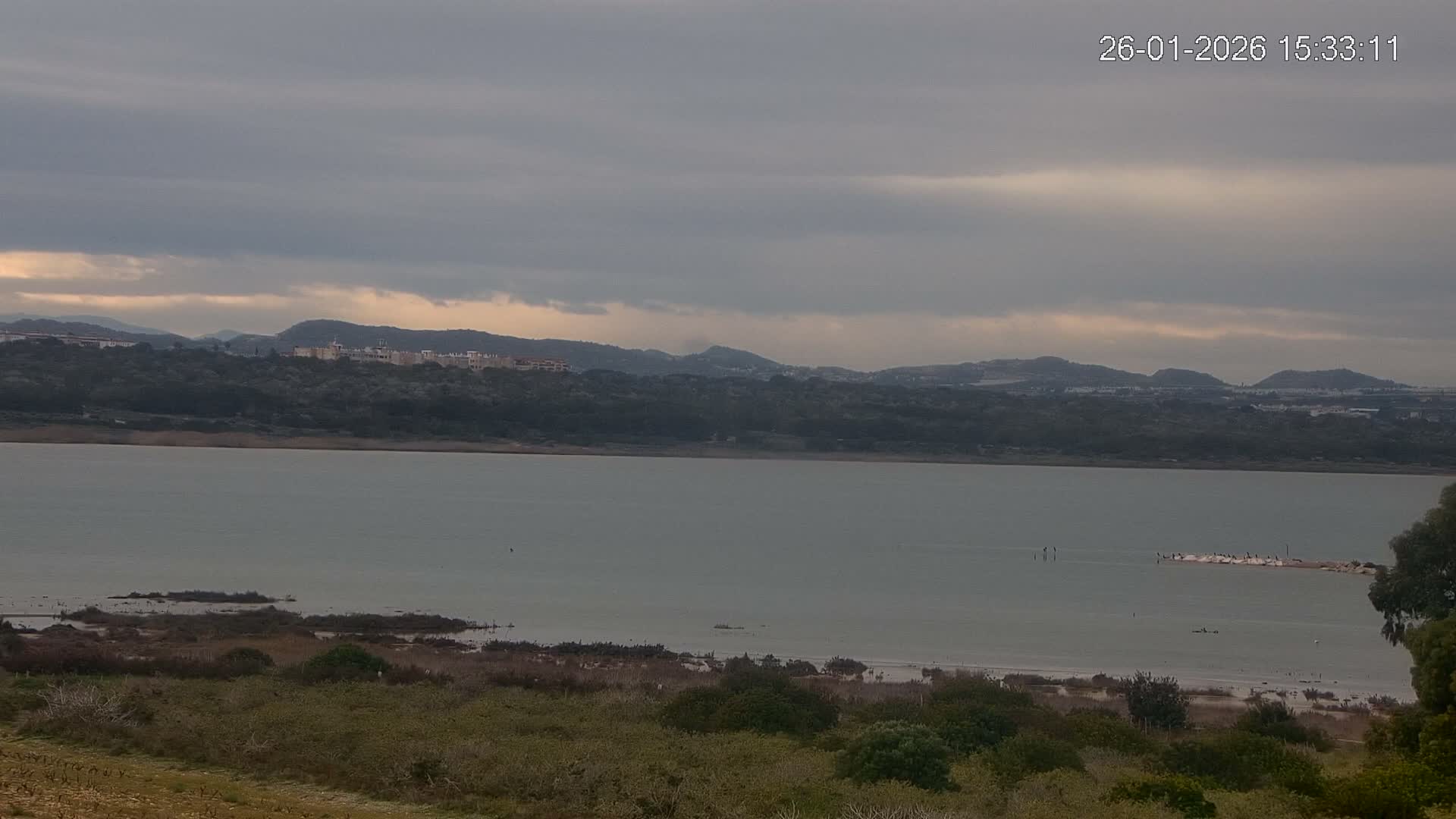 Laguna Salada de La Mata Lagoon Lake & -Parque Natural Lagunas de La Mata y Torrevieja Natural Park Live Cam - Torrevieja, Alicante, Valencia, Spain 