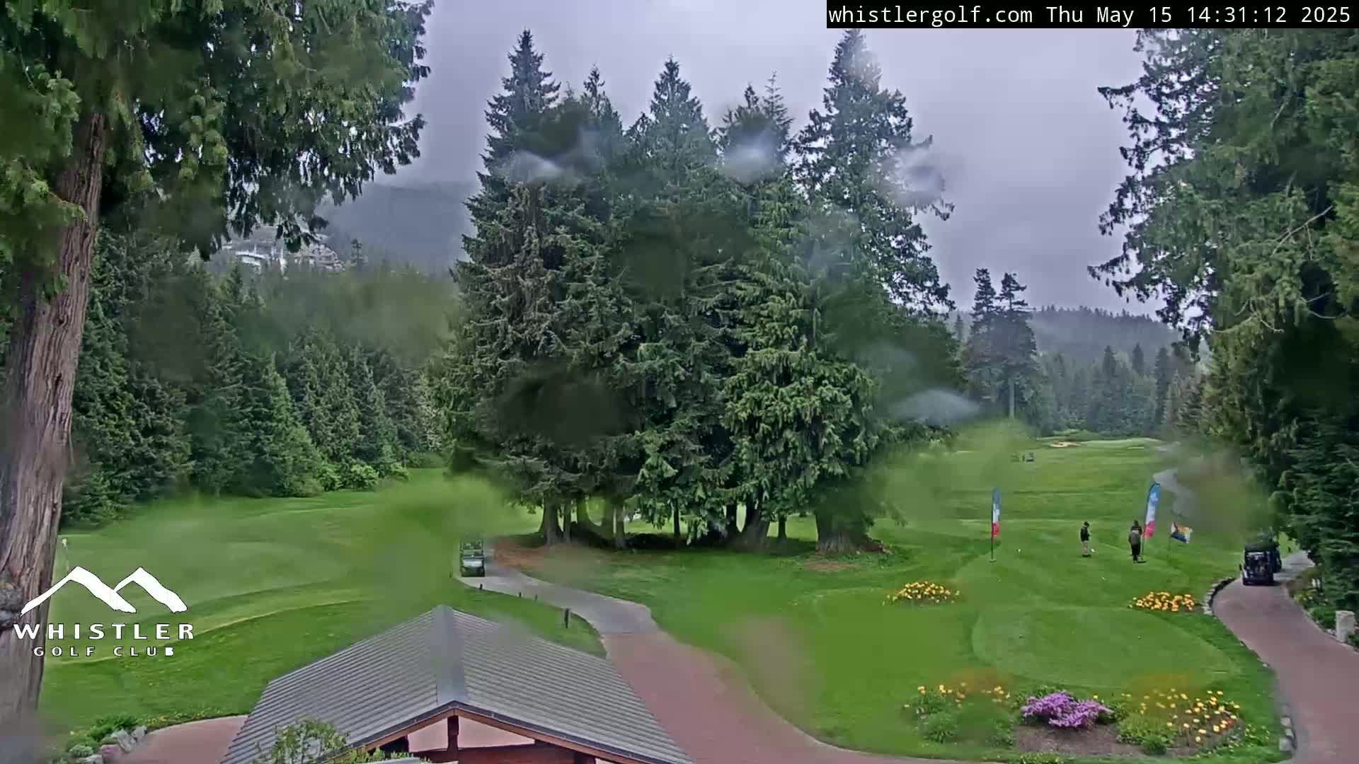 Whistler Golf Club 1st Hole Area Live Cam - Whistler,  Squamish-Lillooet, Sea to Sky Country, British Columbia, Canada