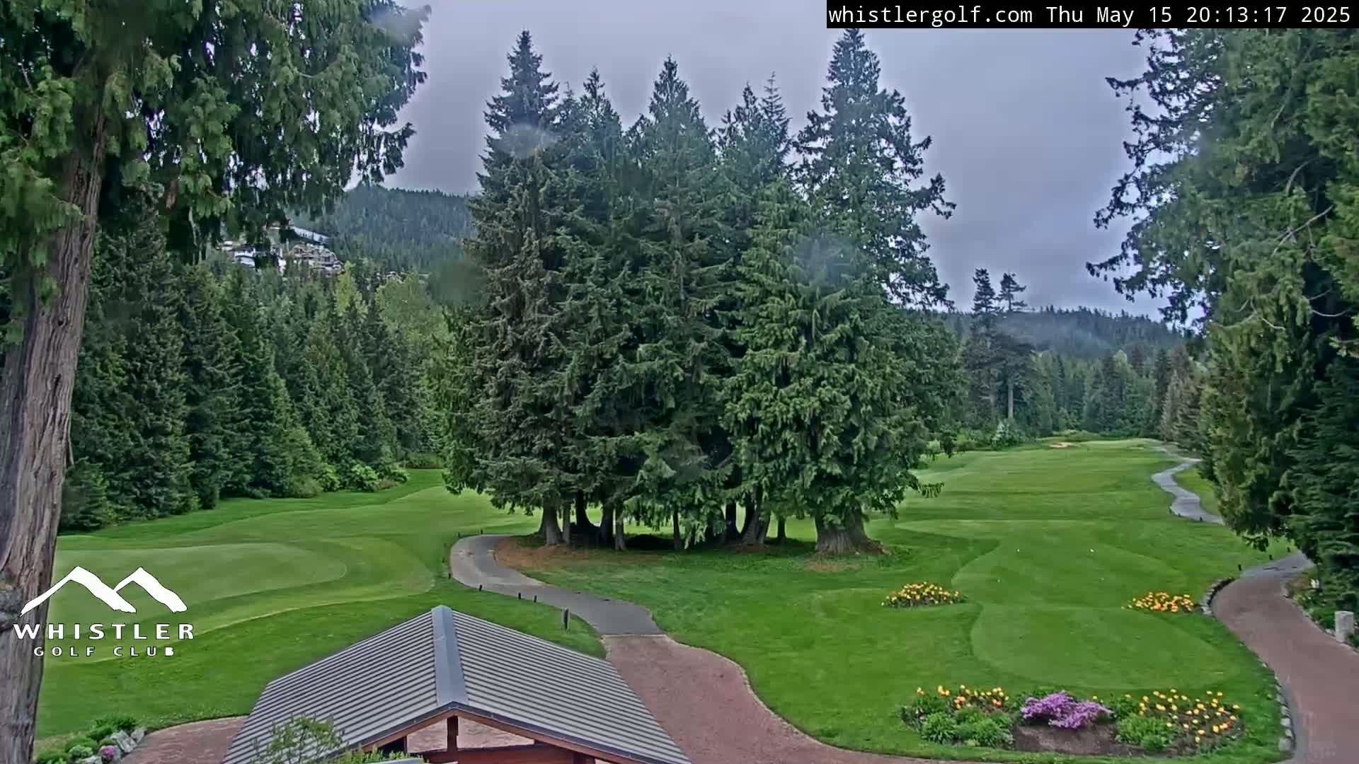 Whistler Golf Club 1st Hole Area Live Cam - Whistler,  Squamish-Lillooet, Sea to Sky Country, British Columbia, Canada