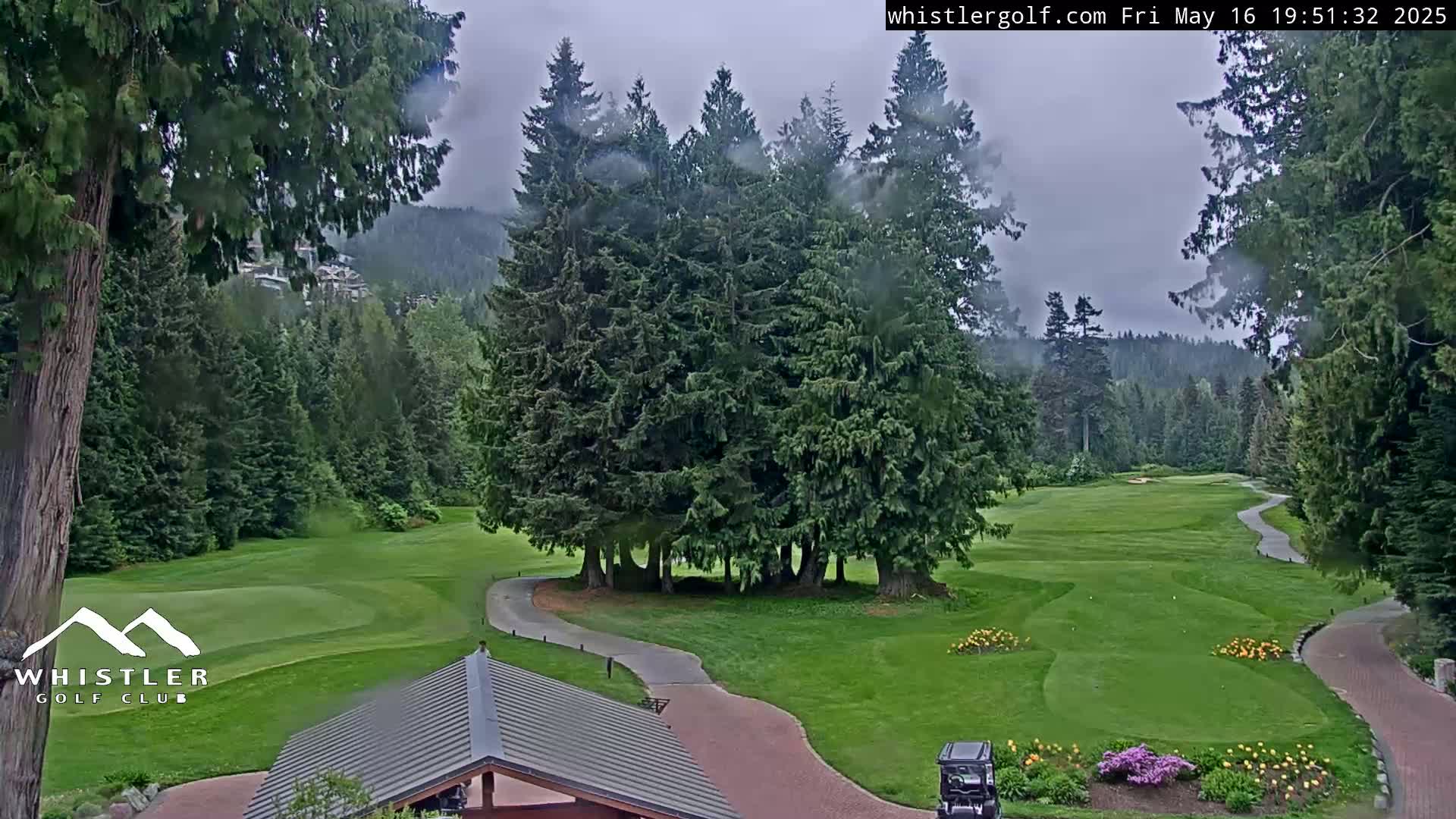 Whistler Golf Club 1st Hole Area Live Cam - Whistler,  Squamish-Lillooet, Sea to Sky Country, British Columbia, Canada