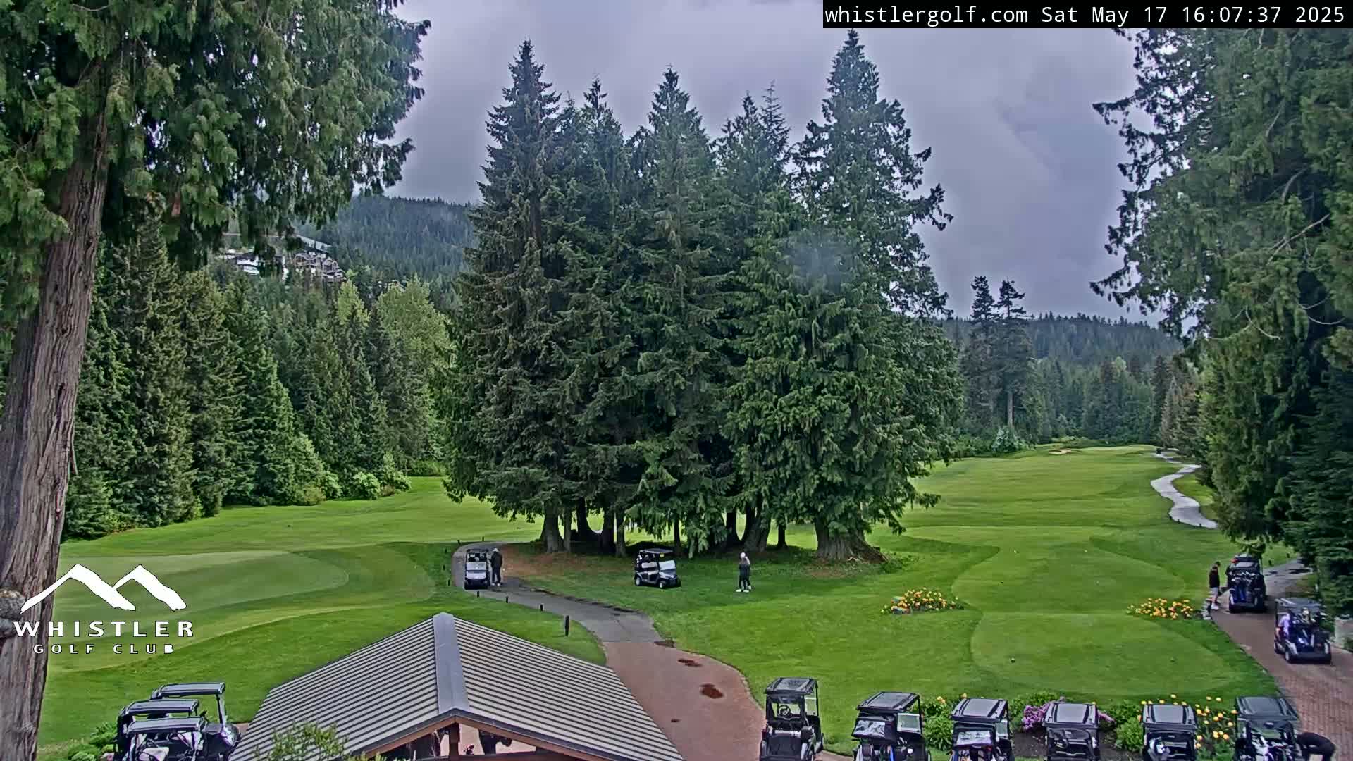 Whistler Golf Club 1st Hole Area Live Cam - Whistler,  Squamish-Lillooet, Sea to Sky Country, British Columbia, Canada