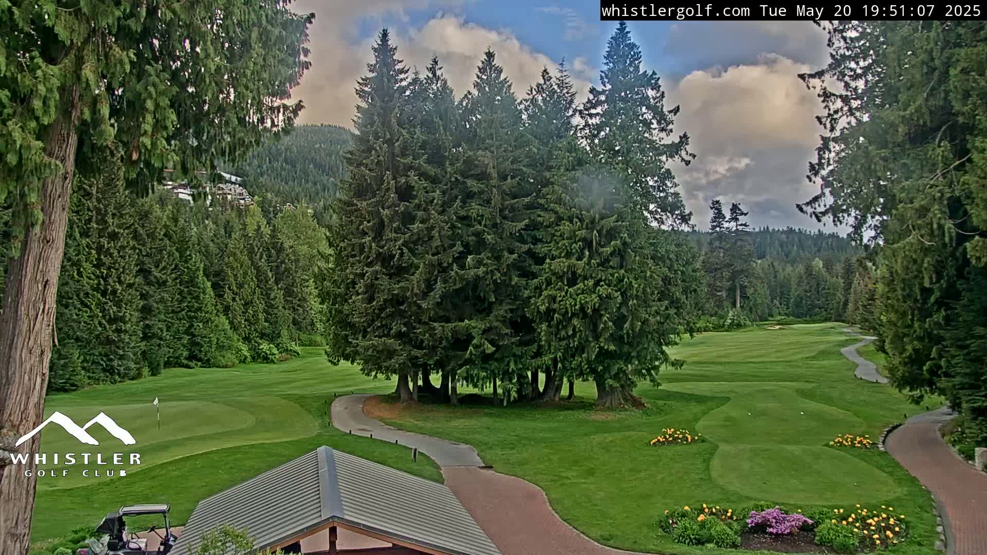 Whistler Golf Club 1st Hole Area Live Cam - Whistler,  Squamish-Lillooet, Sea to Sky Country, British Columbia, Canada