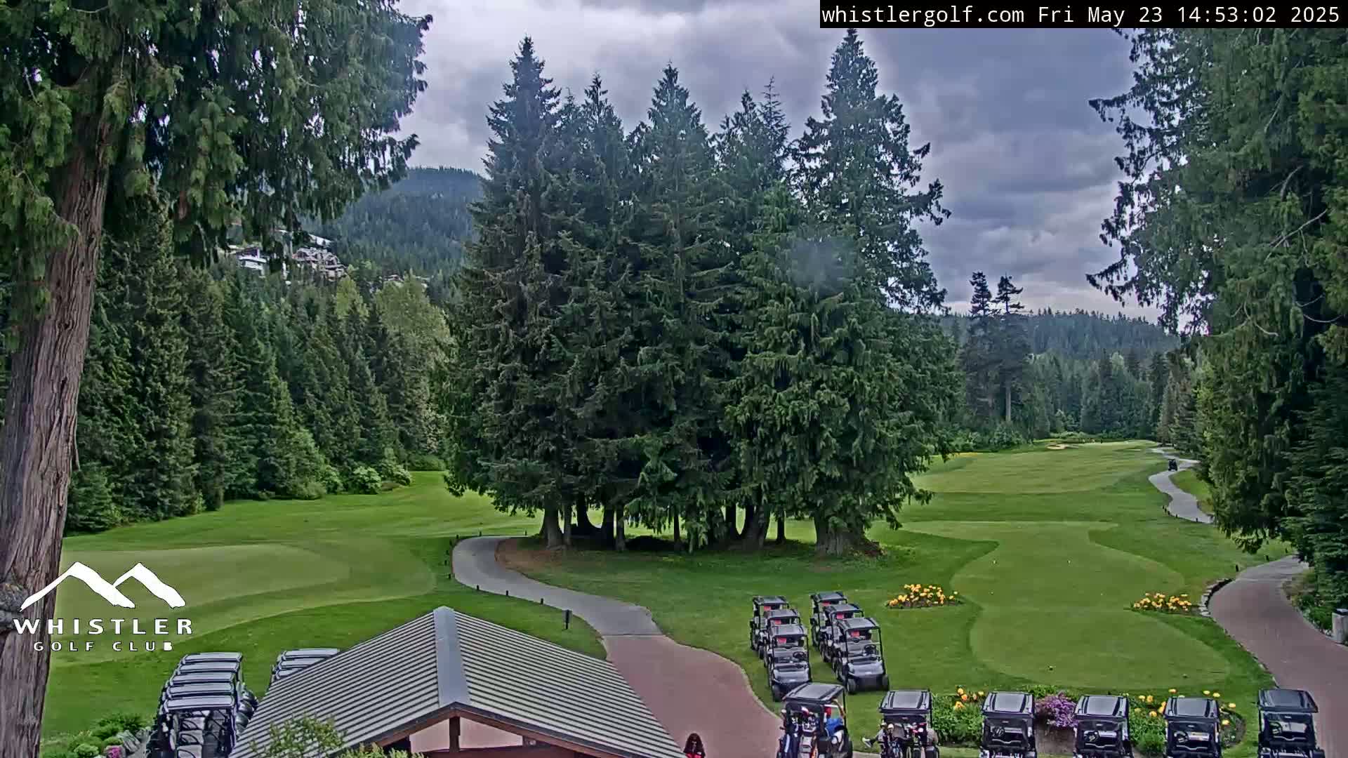 Whistler Golf Club 1st Hole Area Live Cam - Whistler,  Squamish-Lillooet, Sea to Sky Country, British Columbia, Canada