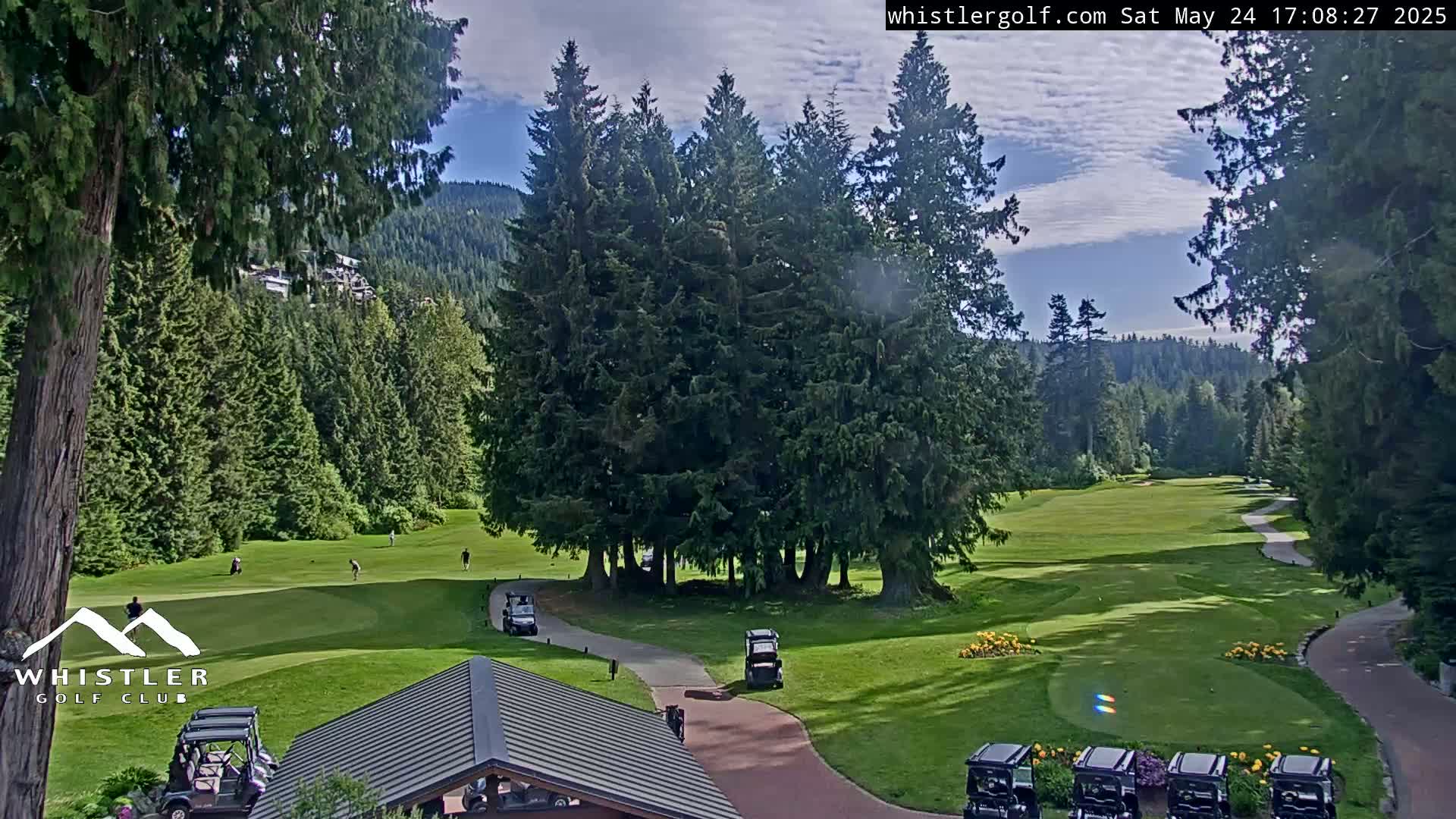 Whistler Golf Club 1st Hole Area Live Cam - Whistler,  Squamish-Lillooet, Sea to Sky Country, British Columbia, Canada