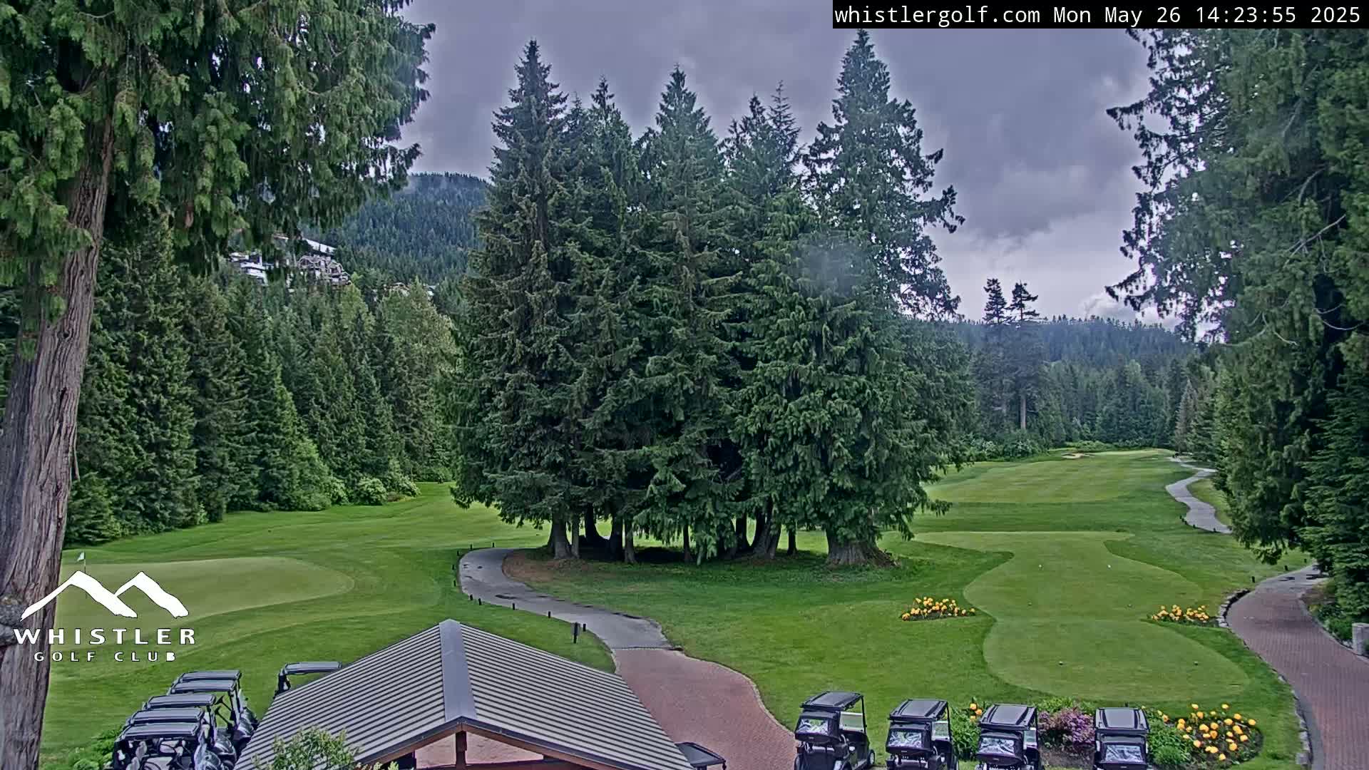Whistler Golf Club 1st Hole Area Live Cam - Whistler,  Squamish-Lillooet, Sea to Sky Country, British Columbia, Canada