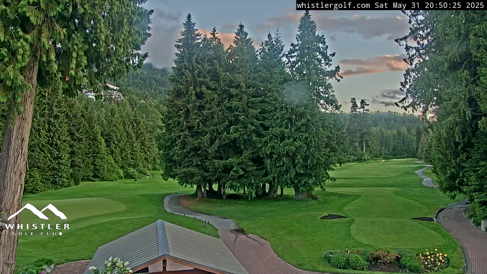 Whistler Golf Club 1st Hole Area Live Cam - Whistler,  Squamish-Lillooet, Sea to Sky Country, British Columbia, Canada