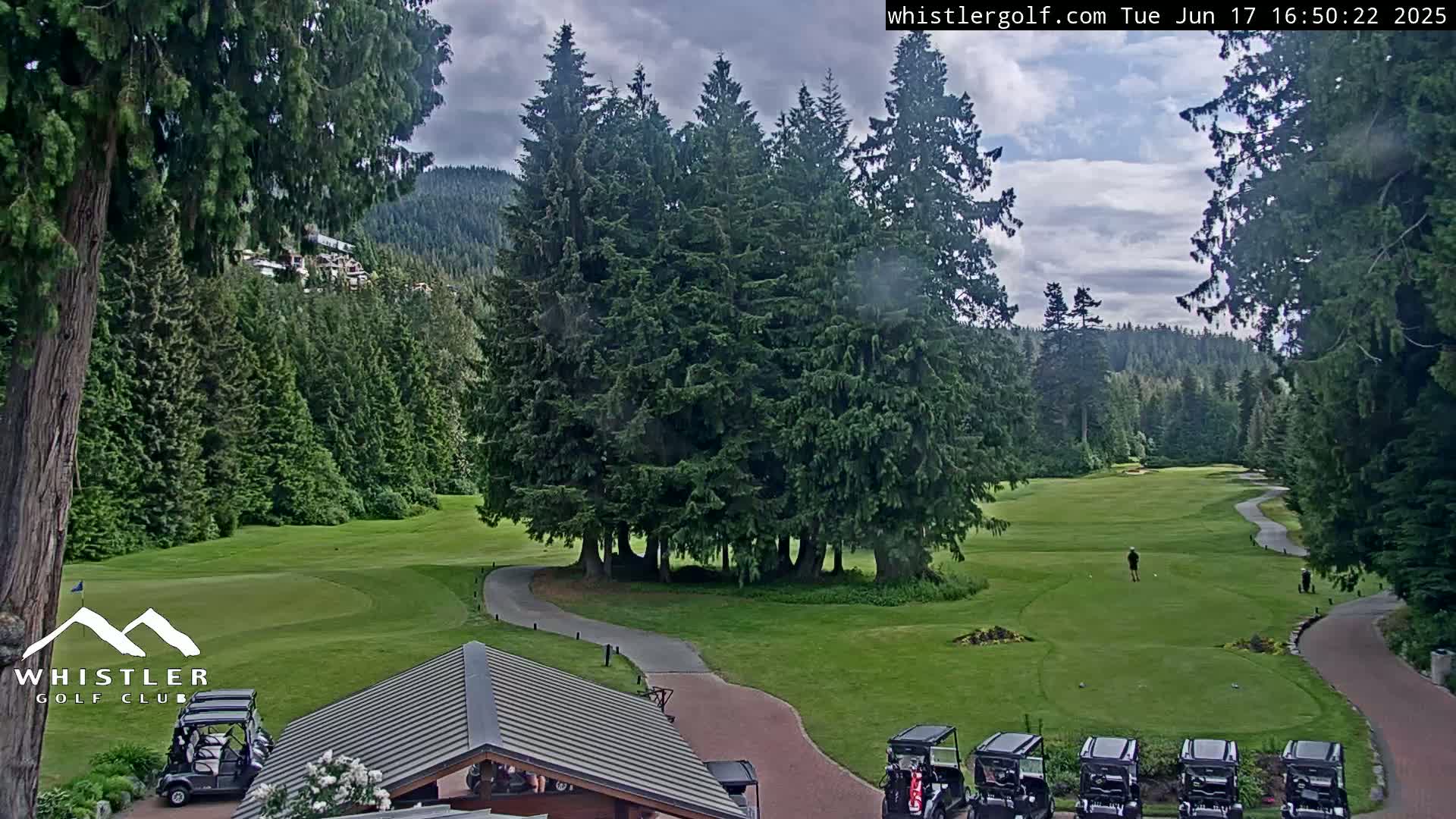 Whistler Golf Club 1st Hole Area Live Cam - Whistler,  Squamish-Lillooet, Sea to Sky Country, British Columbia, Canada
