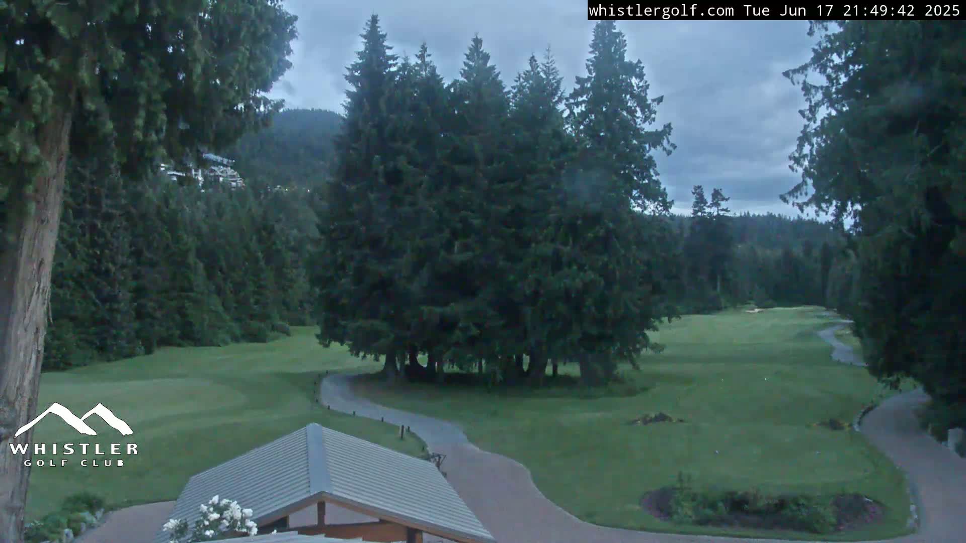 Whistler Golf Club 1st Hole Area Live Cam - Whistler,  Squamish-Lillooet, Sea to Sky Country, British Columbia, Canada