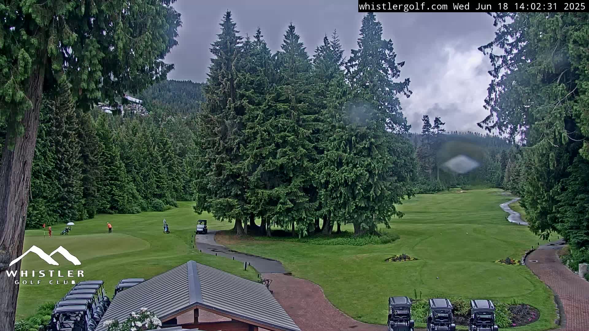 Whistler Golf Club 1st Hole Area Live Cam - Whistler,  Squamish-Lillooet, Sea to Sky Country, British Columbia, Canada