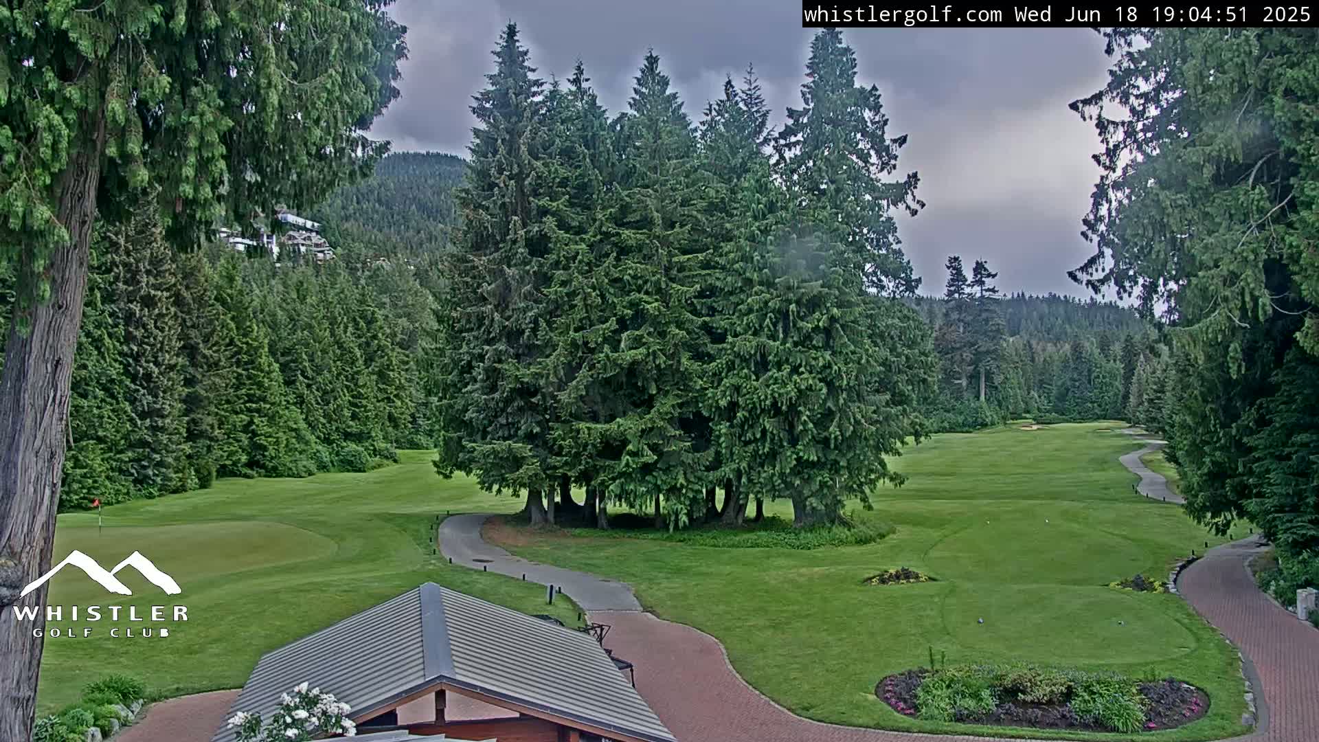 Whistler Golf Club 1st Hole Area Live Cam - Whistler,  Squamish-Lillooet, Sea to Sky Country, British Columbia, Canada