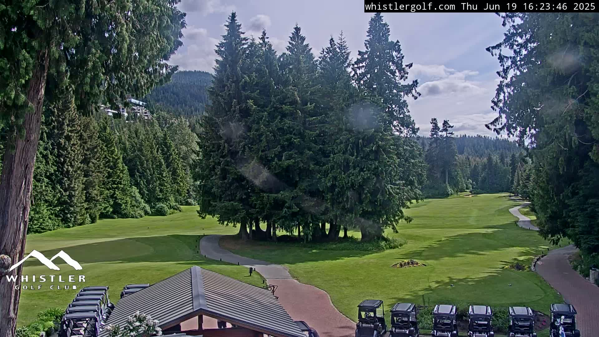 Whistler Golf Club 1st Hole Area Live Cam - Whistler,  Squamish-Lillooet, Sea to Sky Country, British Columbia, Canada