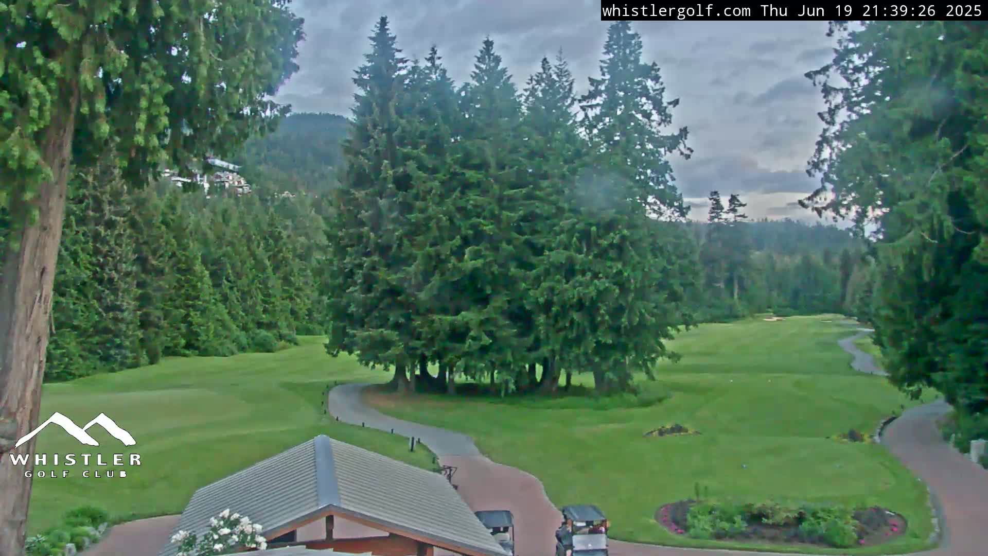 Whistler Golf Club 1st Hole Area Live Cam - Whistler,  Squamish-Lillooet, Sea to Sky Country, British Columbia, Canada