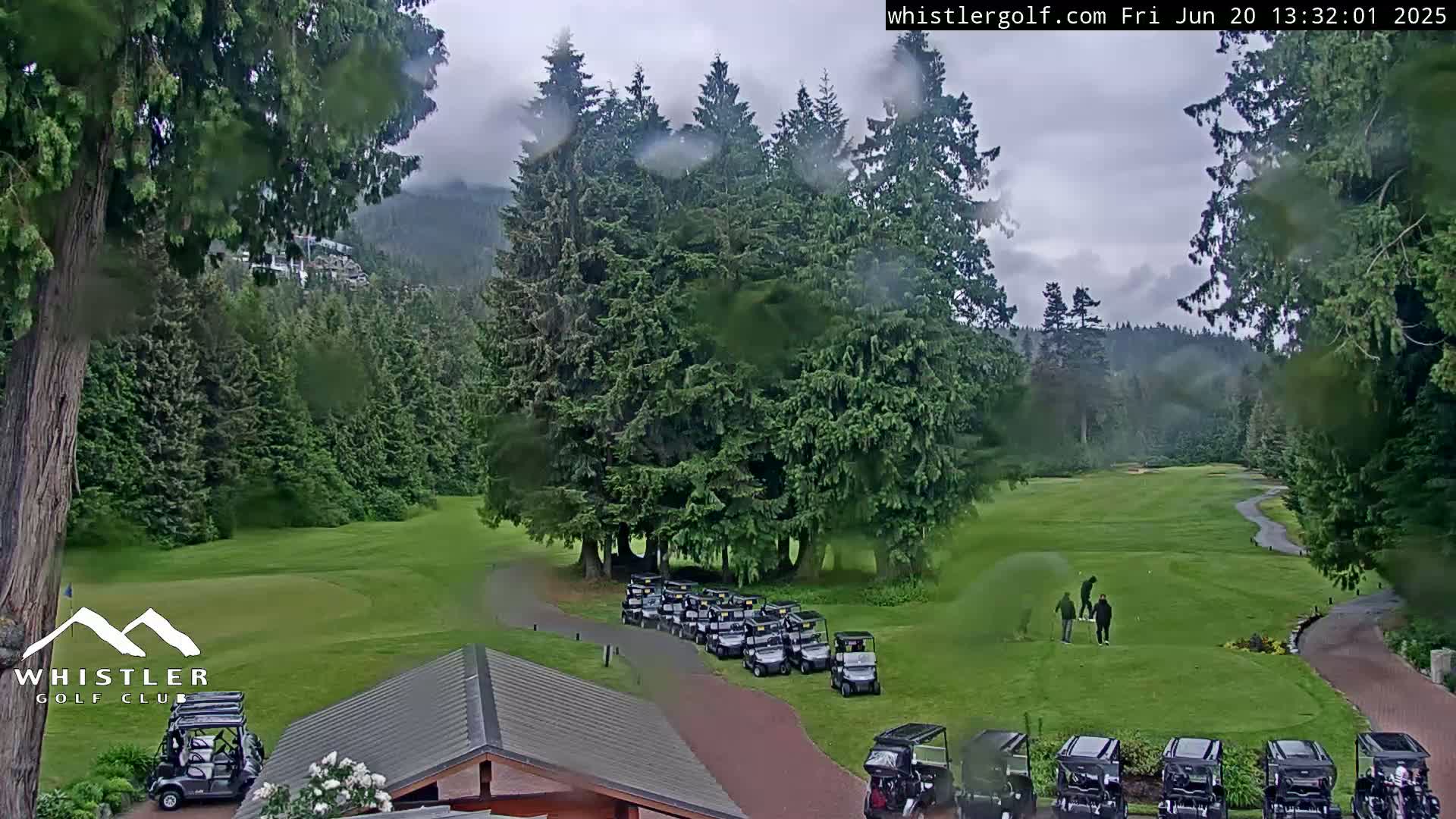 Whistler Golf Club 1st Hole Area Live Cam - Whistler,  Squamish-Lillooet, Sea to Sky Country, British Columbia, Canada