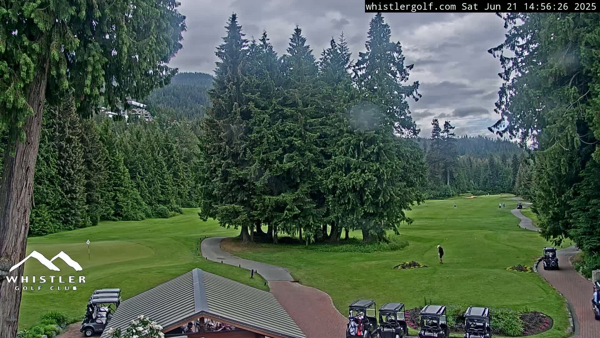 Whistler Golf Club 1st Hole Area Live Cam - Whistler,  Squamish-Lillooet, Sea to Sky Country, British Columbia, Canada