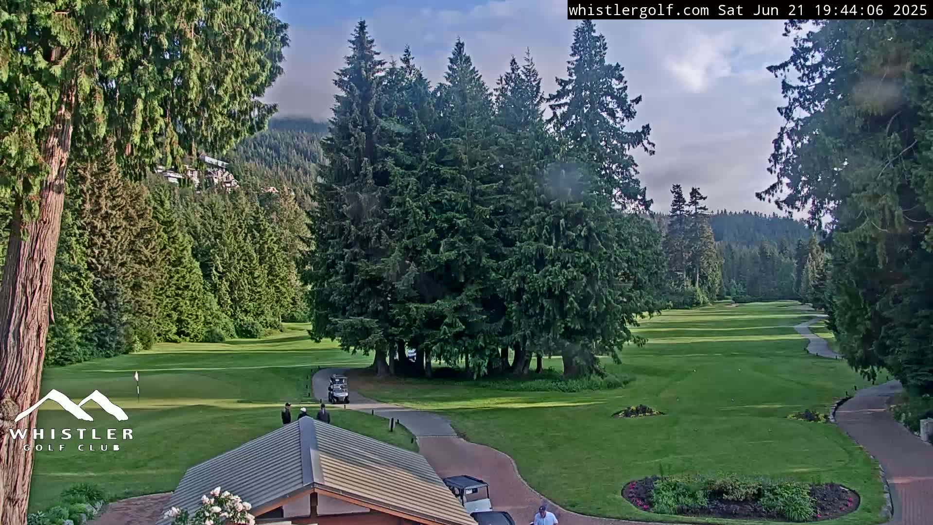 Whistler Golf Club 1st Hole Area Live Cam - Whistler,  Squamish-Lillooet, Sea to Sky Country, British Columbia, Canada