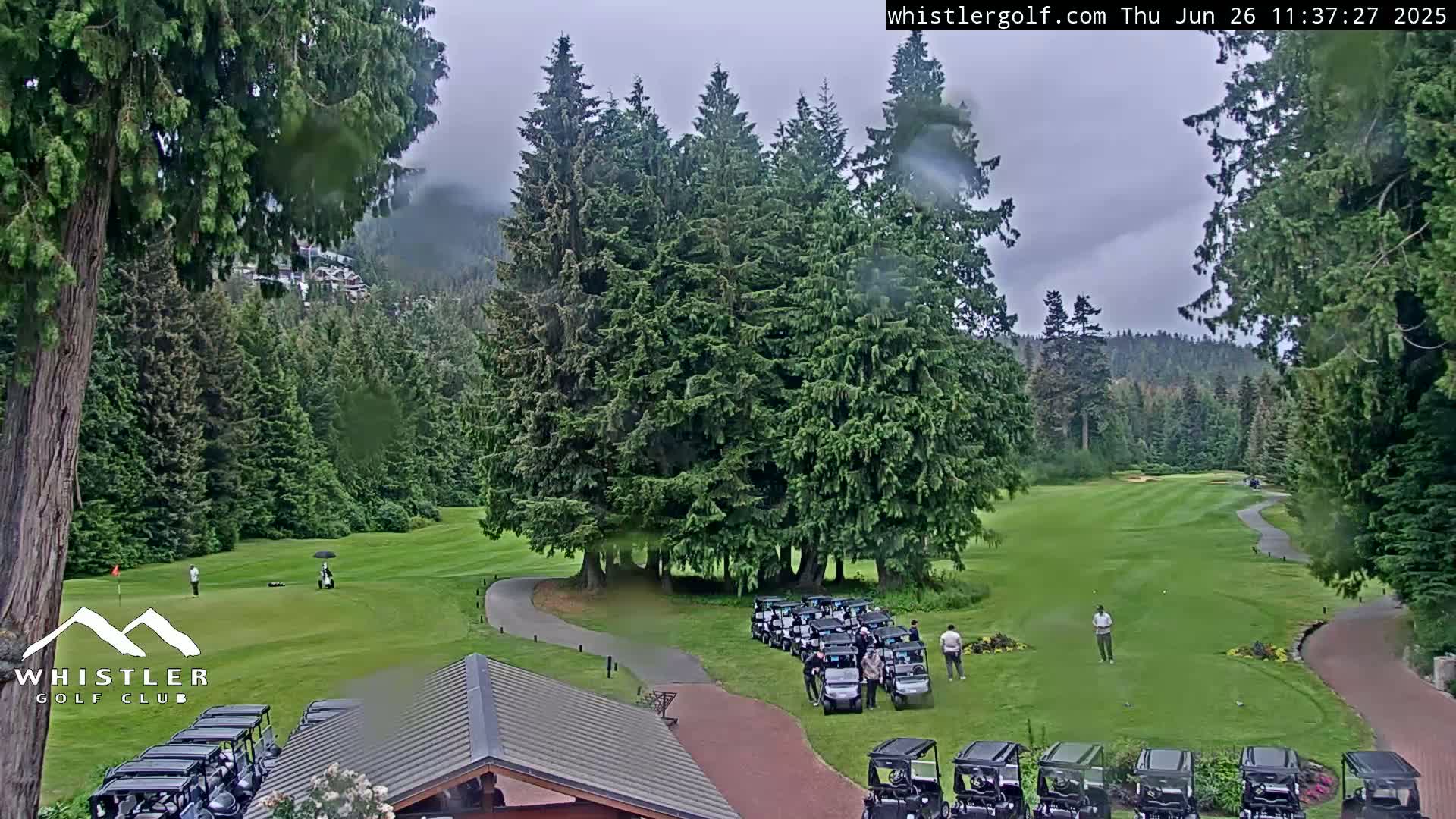 Whistler Golf Club 1st Hole Area Live Cam - Whistler,  Squamish-Lillooet, Sea to Sky Country, British Columbia, Canada