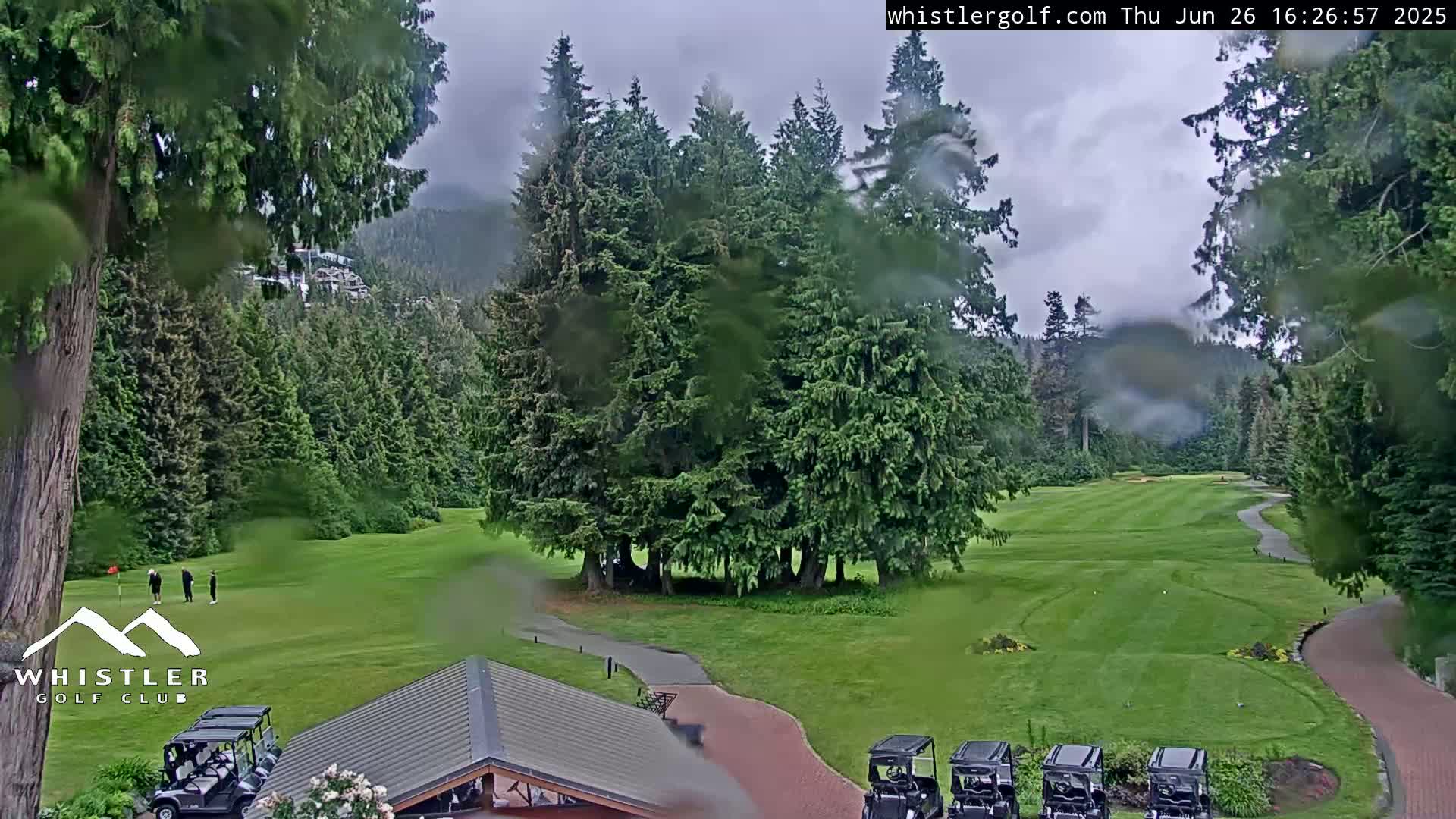 Whistler Golf Club 1st Hole Area Live Cam - Whistler,  Squamish-Lillooet, Sea to Sky Country, British Columbia, Canada