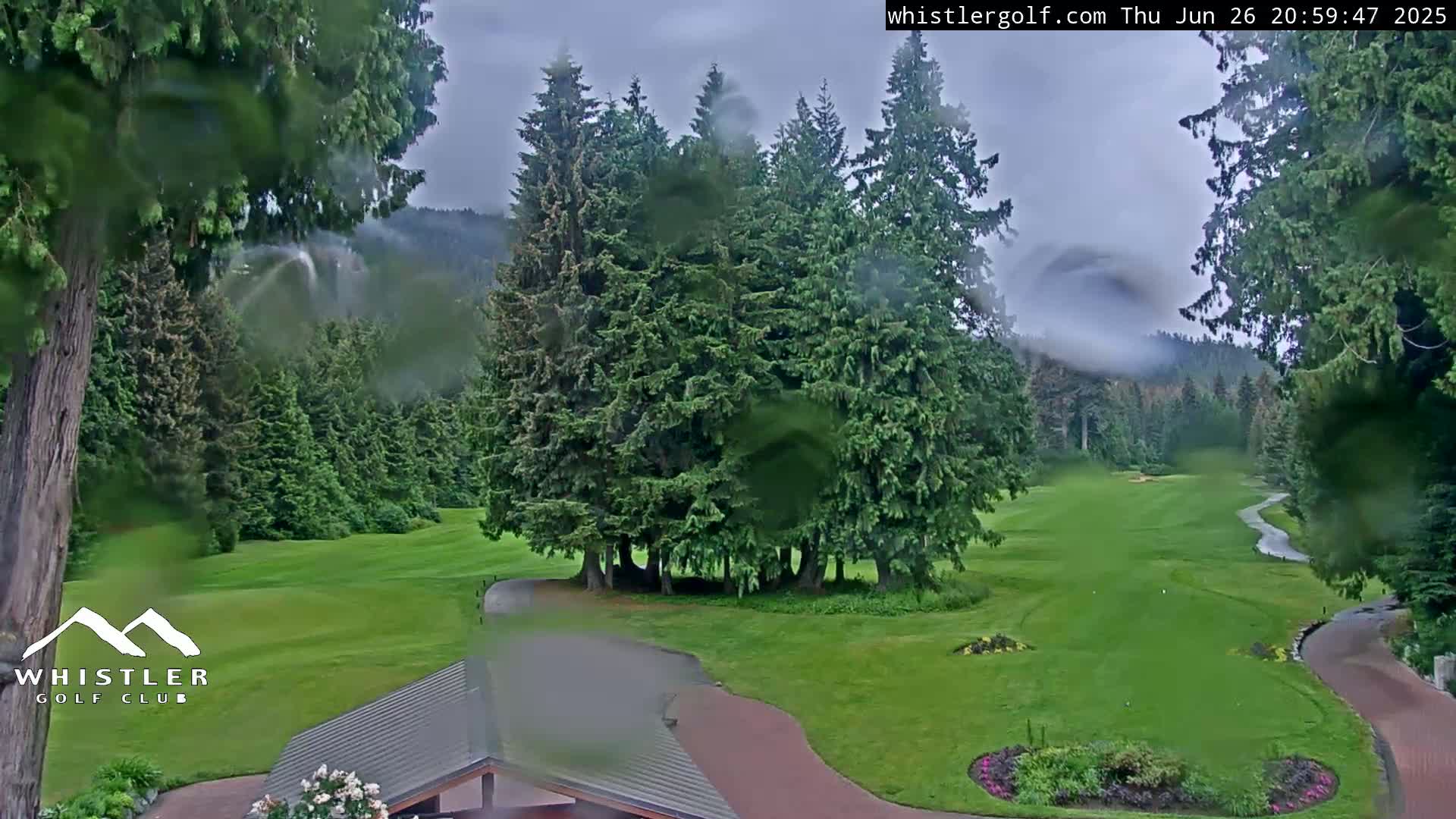 Whistler Golf Club 1st Hole Area Live Cam - Whistler,  Squamish-Lillooet, Sea to Sky Country, British Columbia, Canada