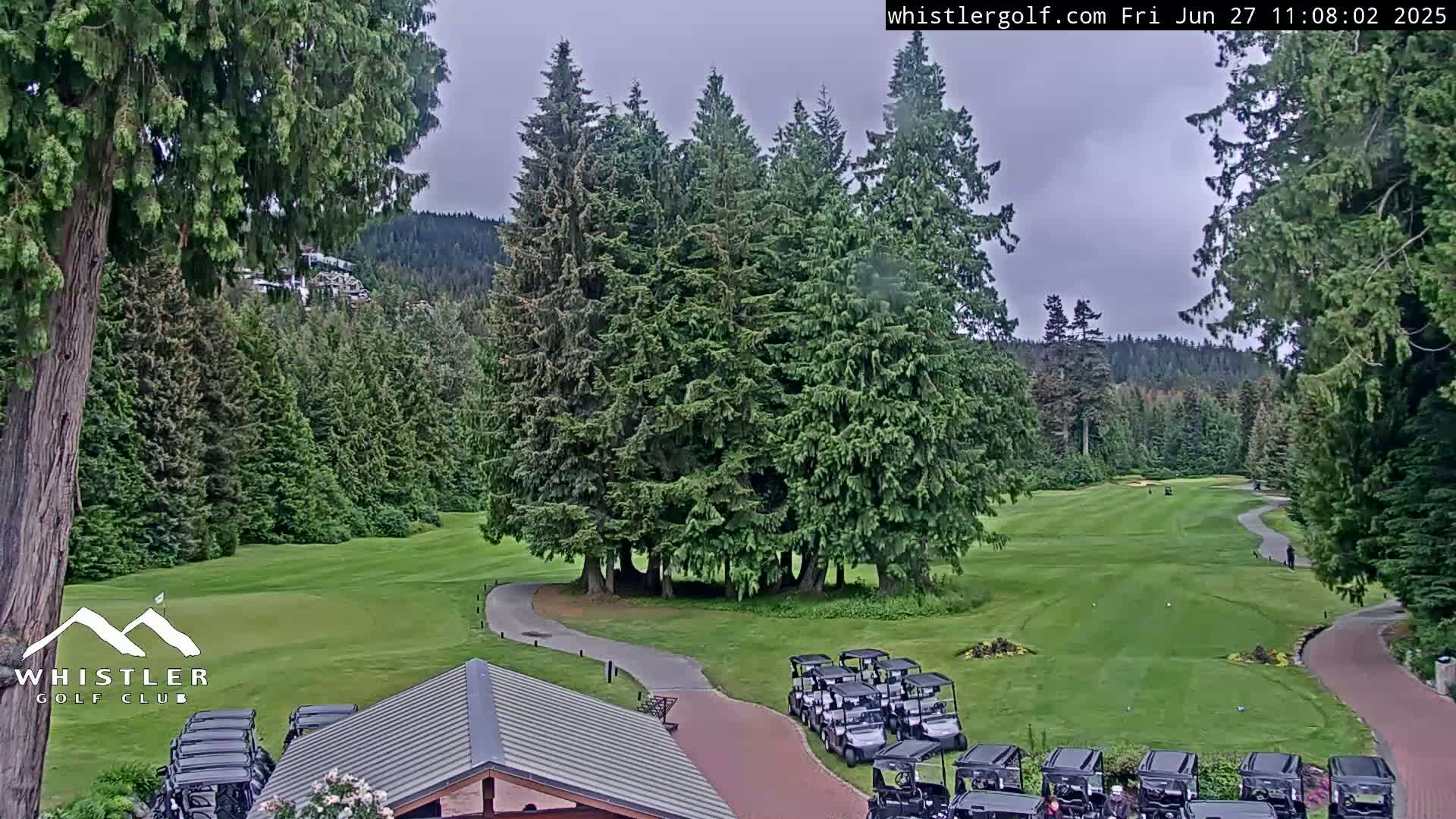 Whistler Golf Club 1st Hole Area Live Cam - Whistler,  Squamish-Lillooet, Sea to Sky Country, British Columbia, Canada